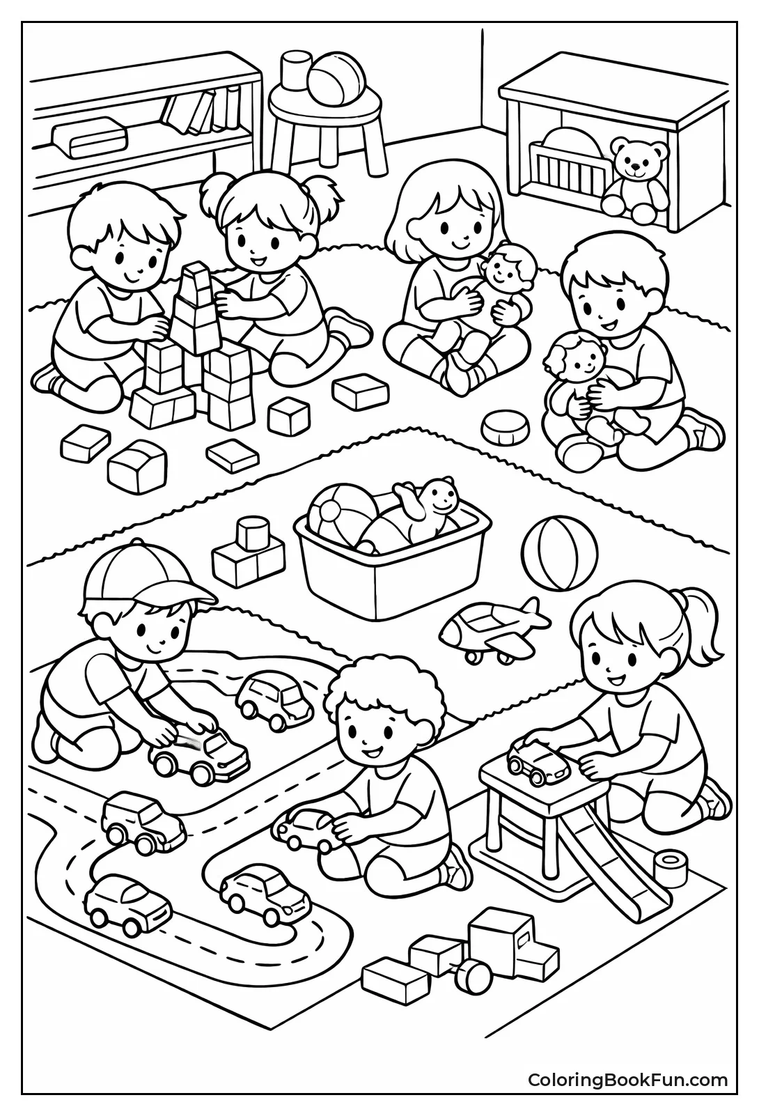 Play Area View from Above