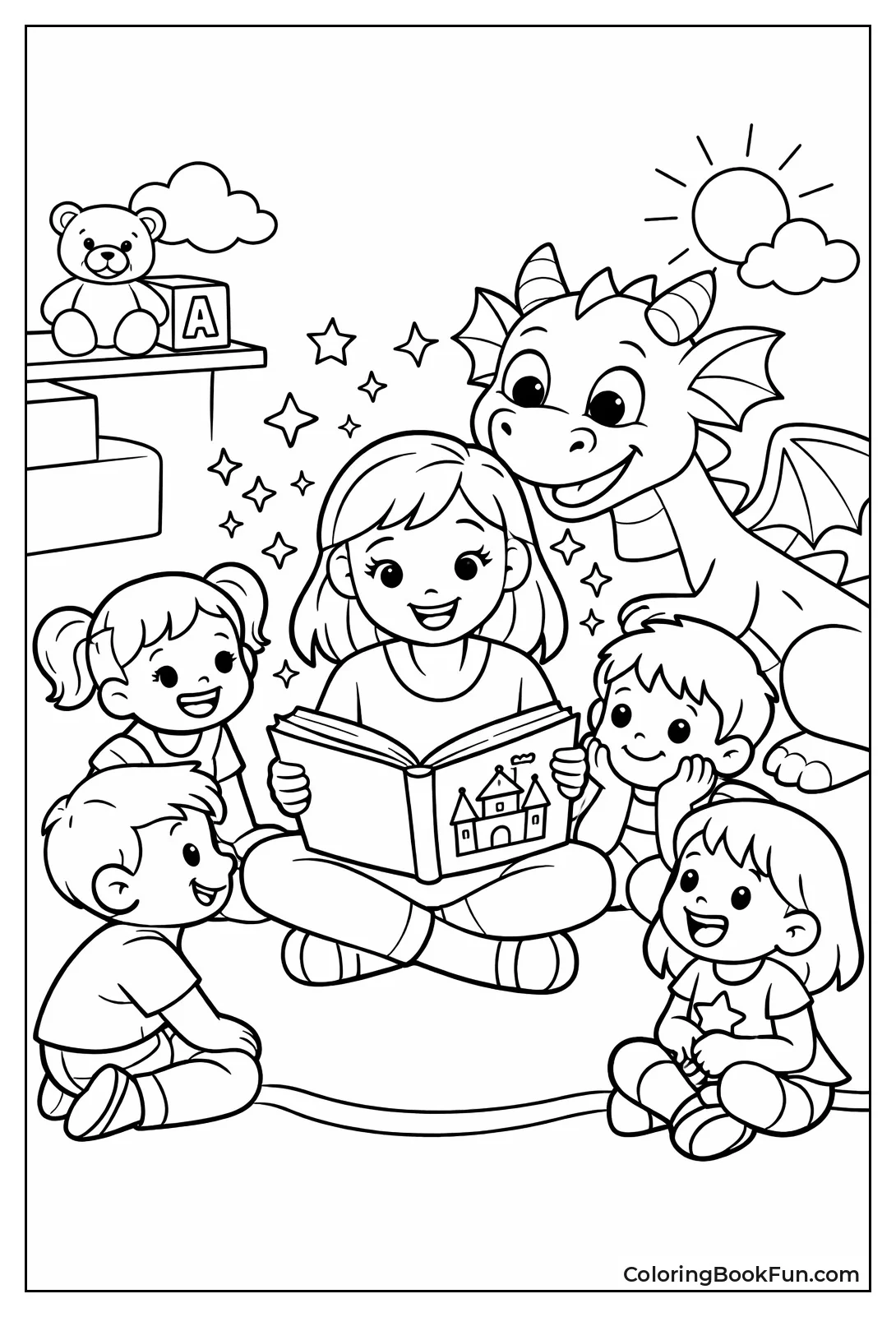 Dragon Story Charms Listening Kids