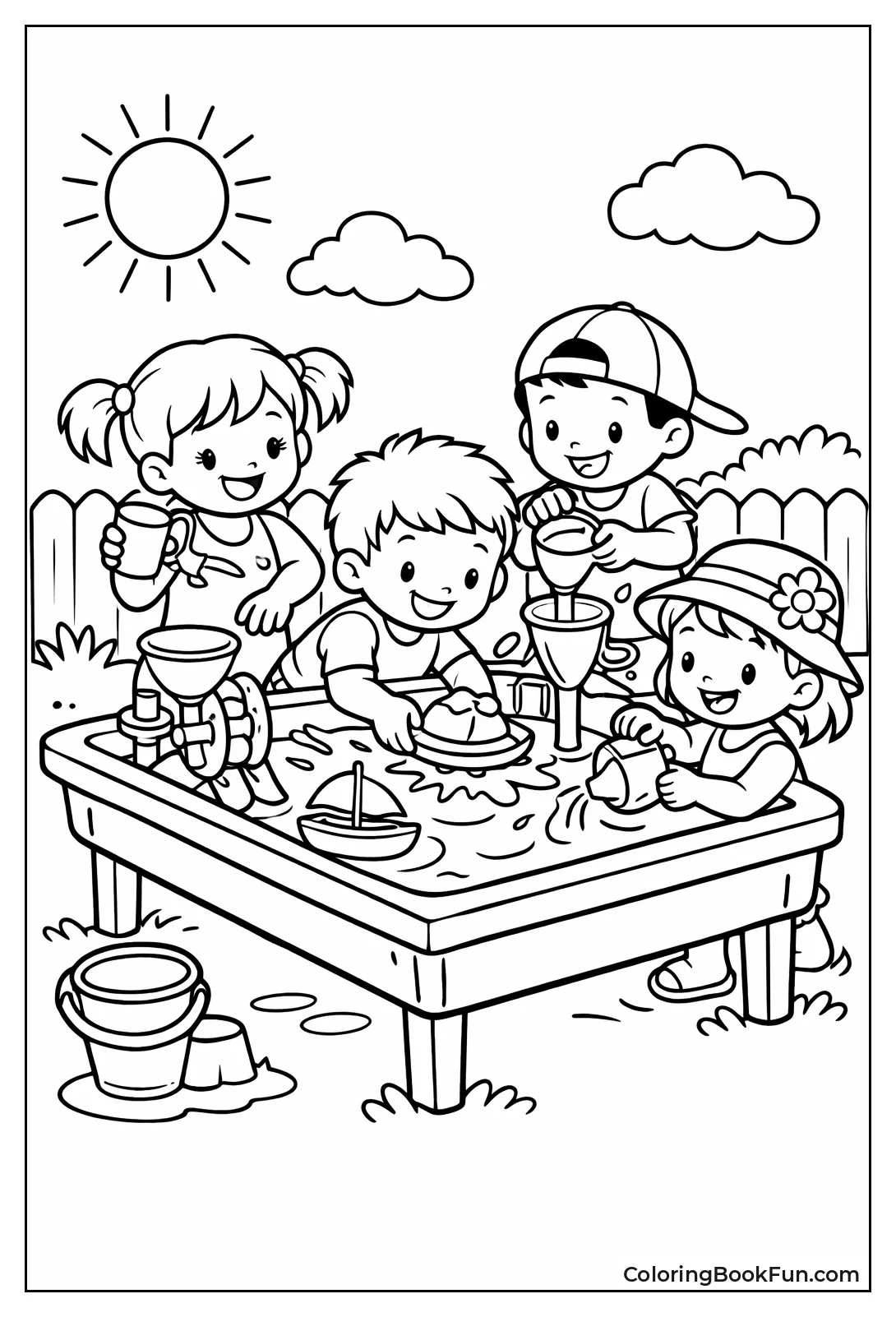 Kids Splash Summer Water Table