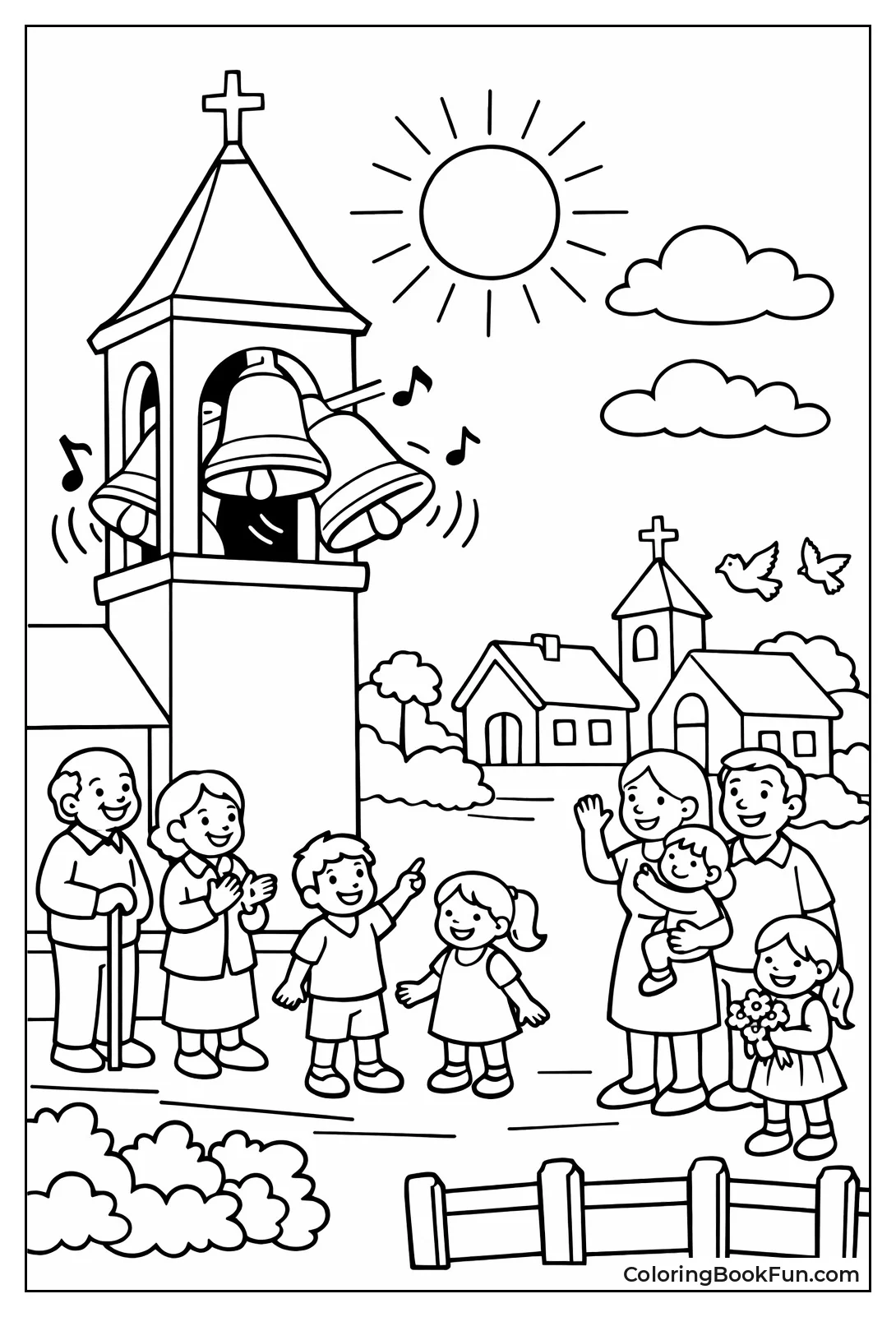 Church Bells in Village