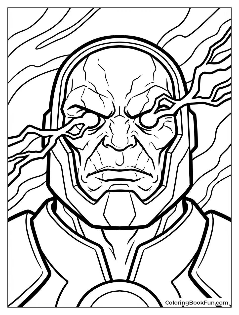 Darkseid Charging Omega Beams