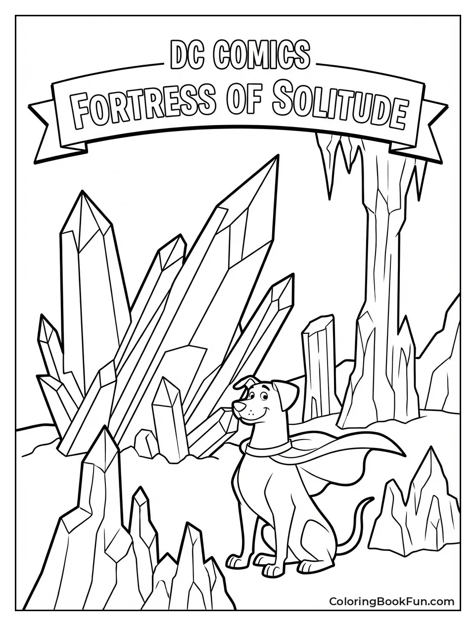 Superman's Fortress with Krypto Dog