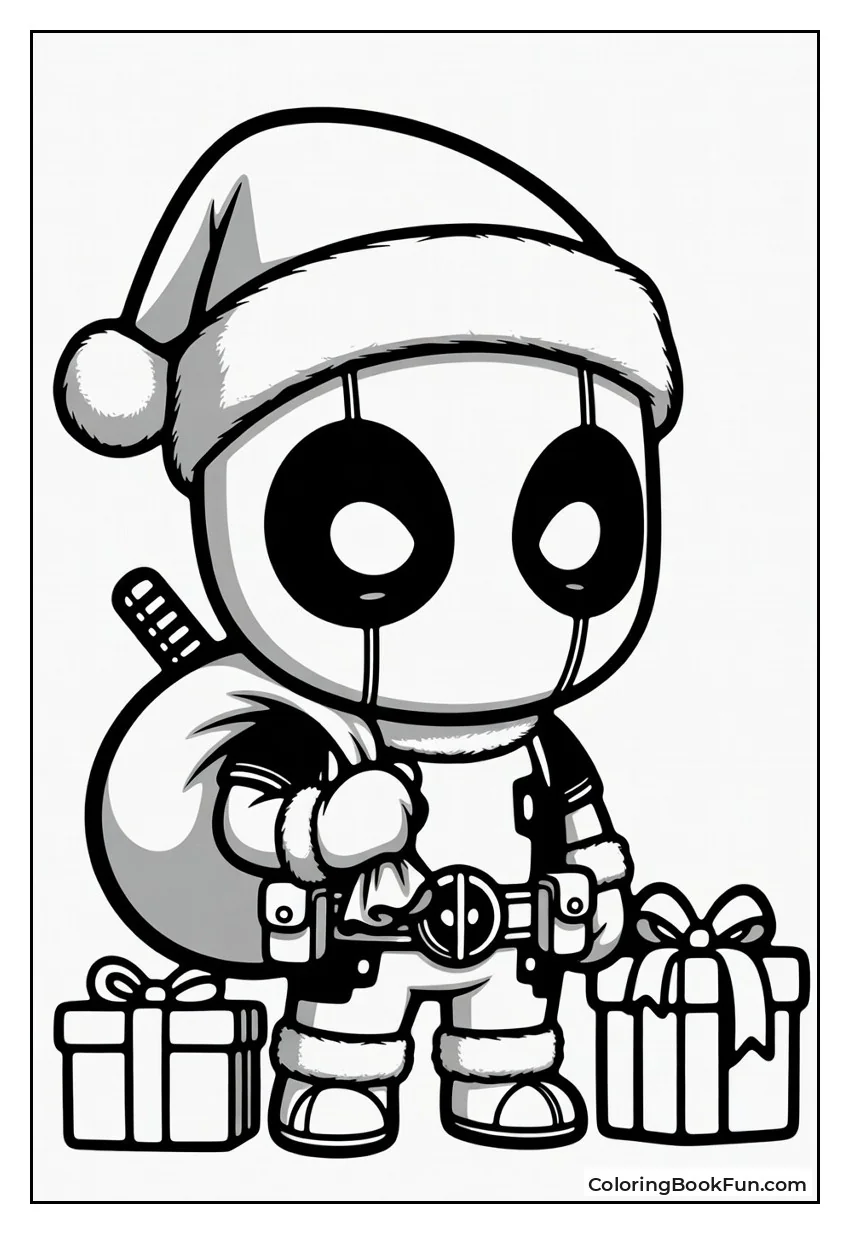 Christmas Chimichanga Santa