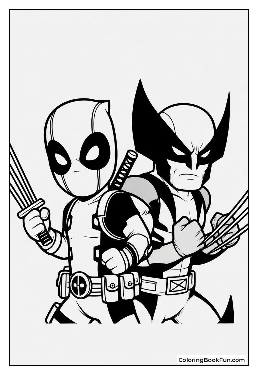 Deadpool & Wolverine Back to Back