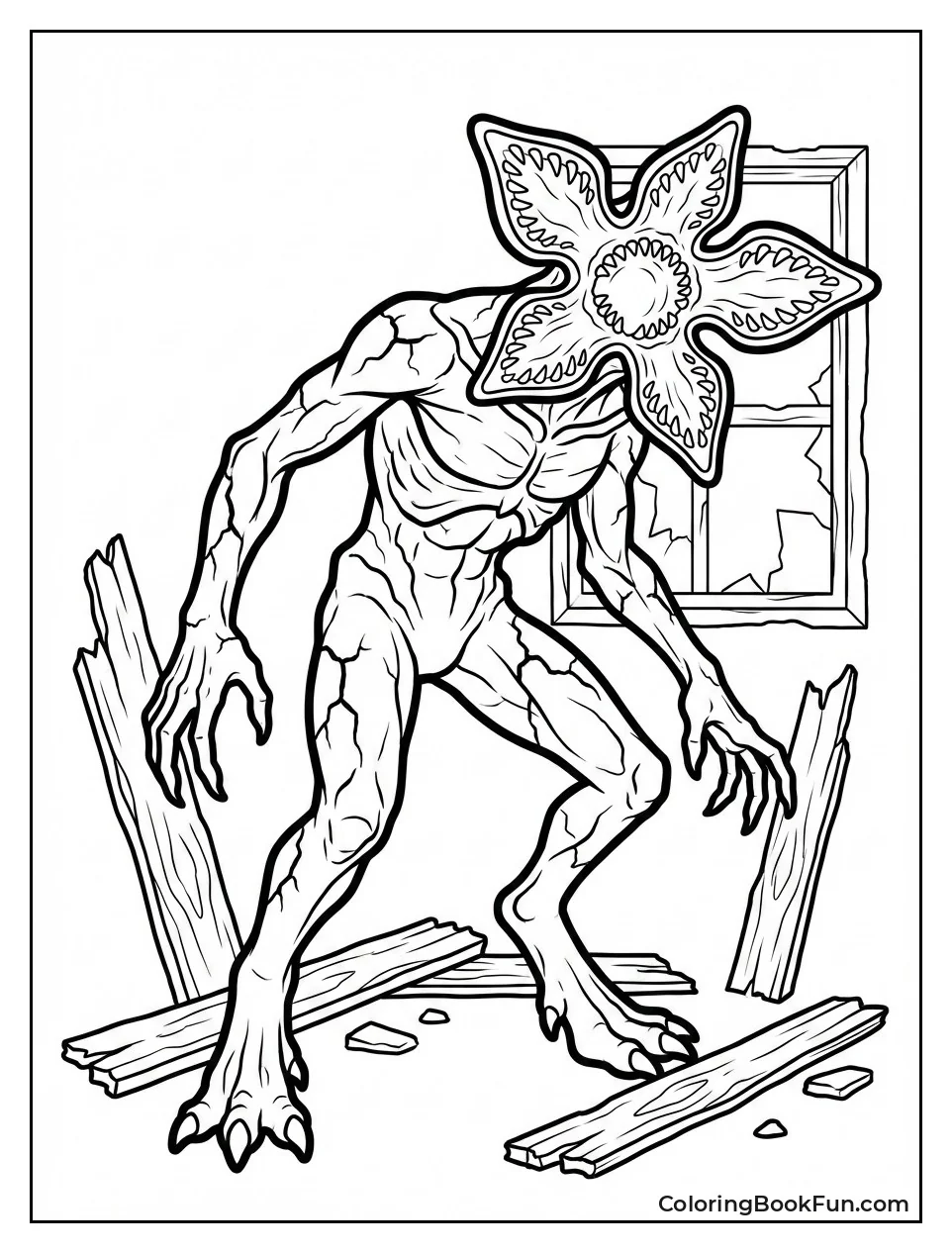 Burned Demogorgon Stands Strong