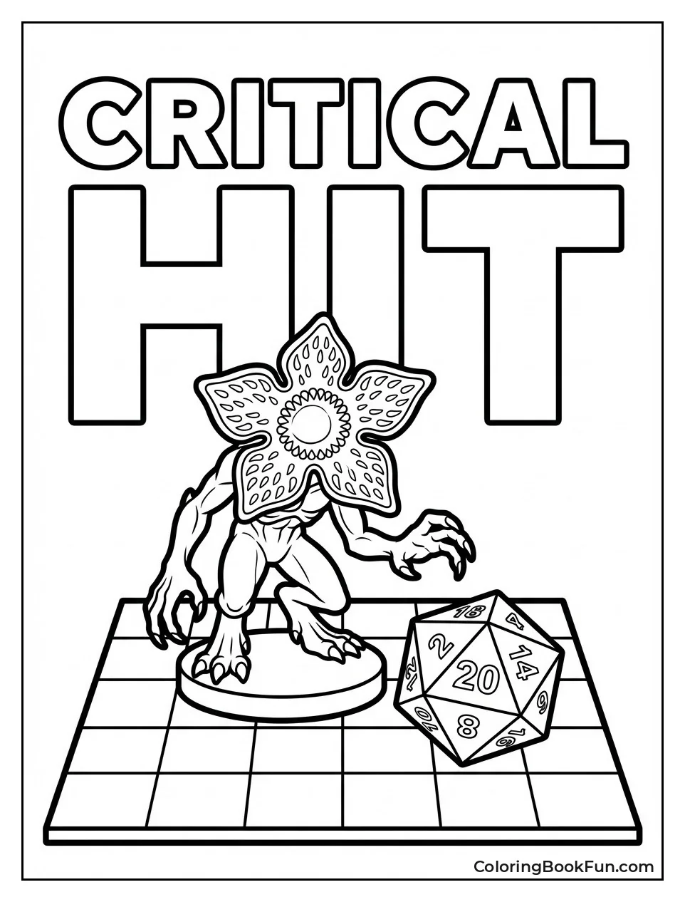 Demogorgon D&D Miniature Pose