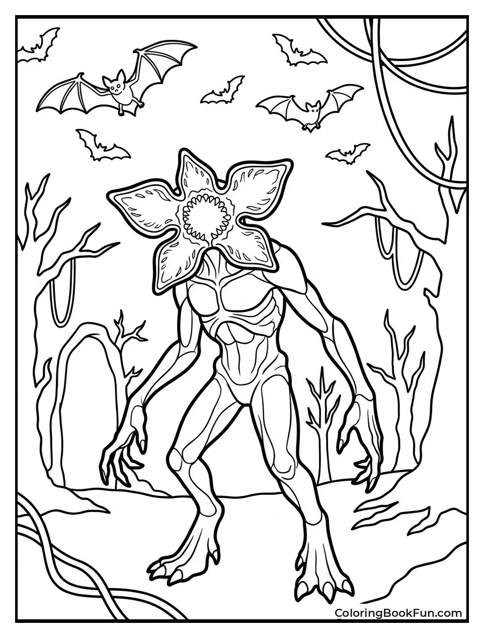 Demobats Swarm Dark Sky