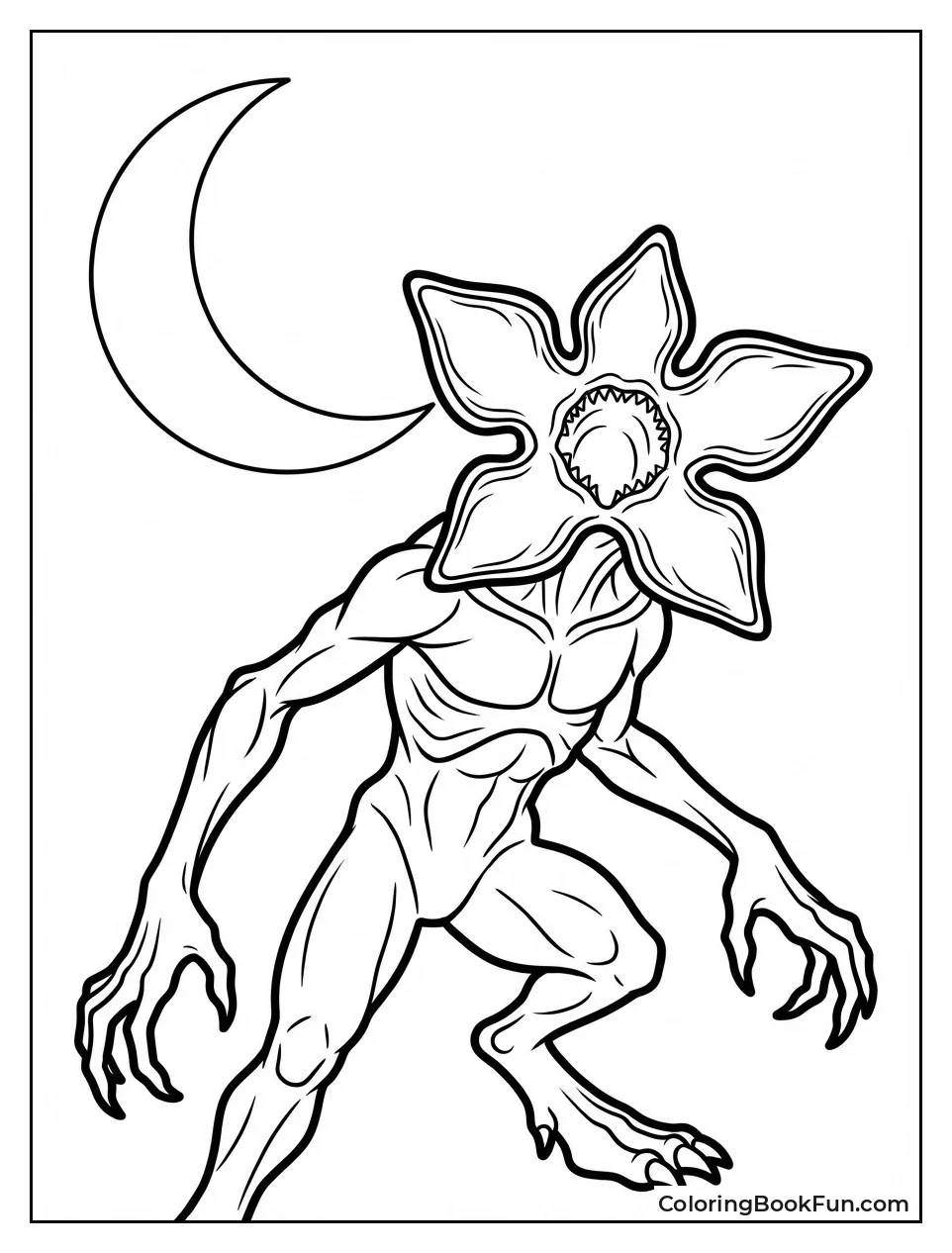 Demogorgon Roars under Full Moon