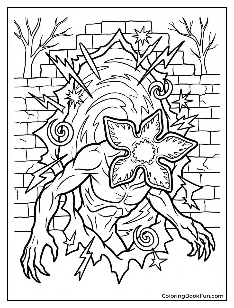 Demogorgon Rips Open Portal