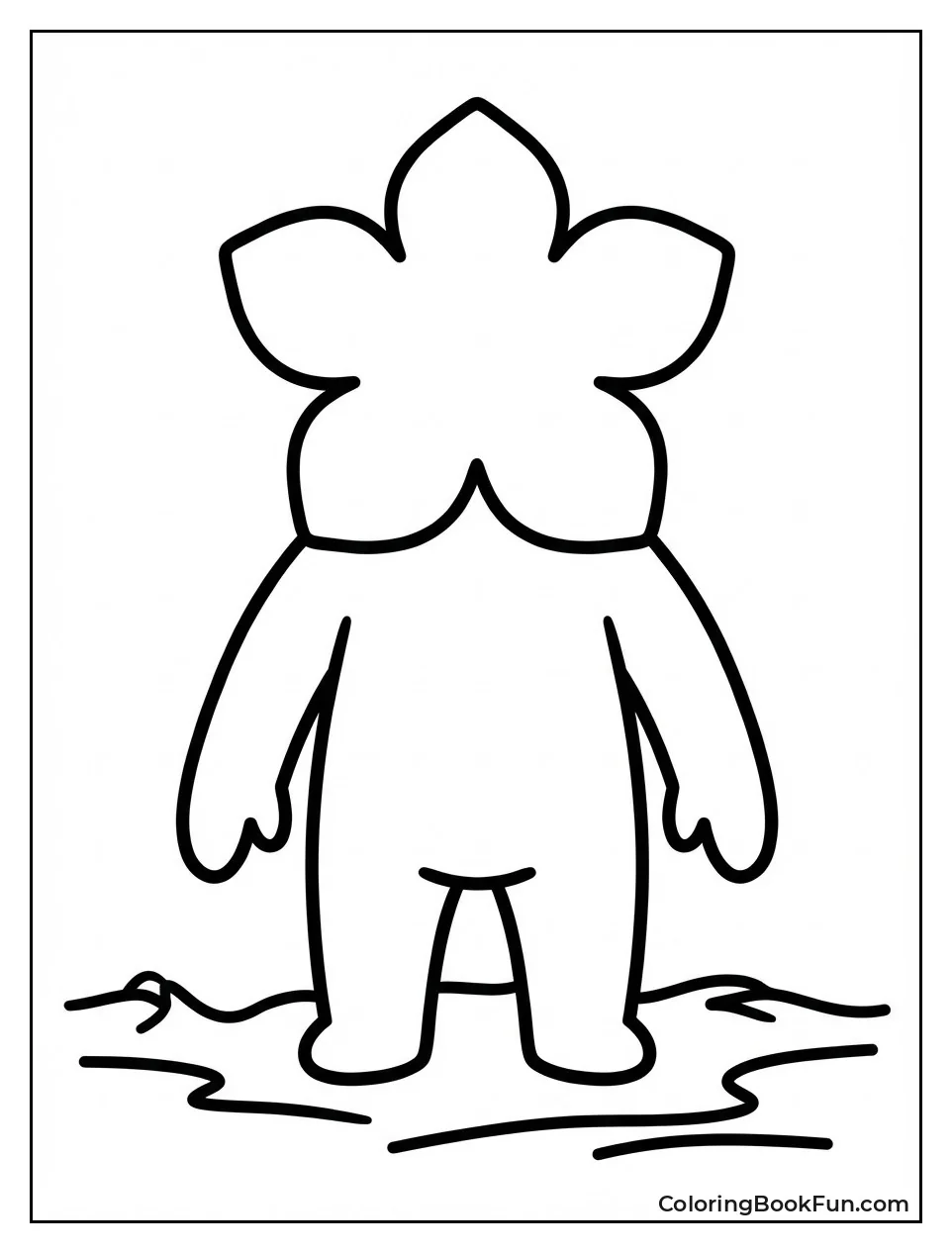 Demogorgon Portrait with Closed Head