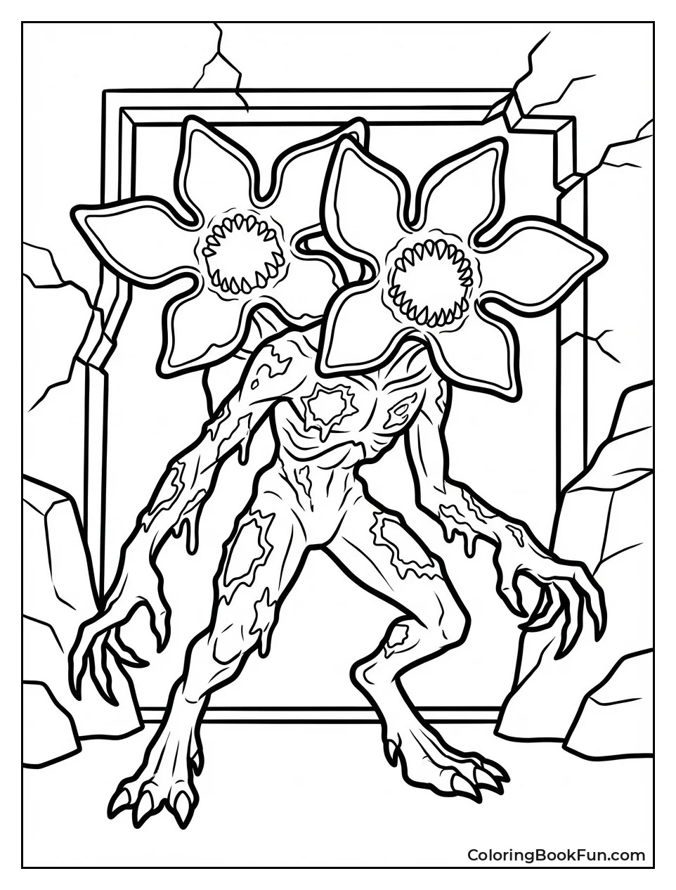 Demogorgon Heals Burned Skin