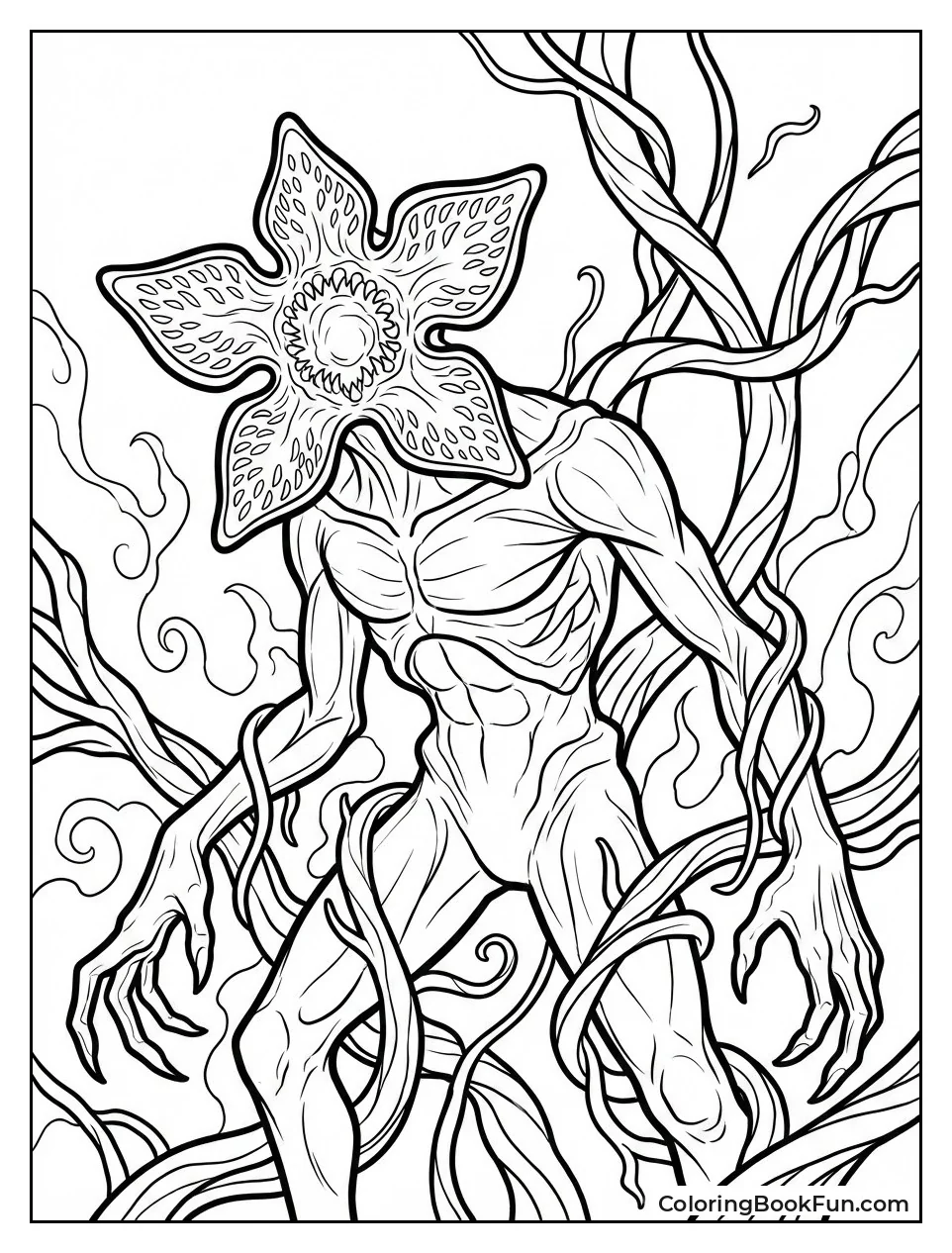 Vines Wrap around Demogorgon