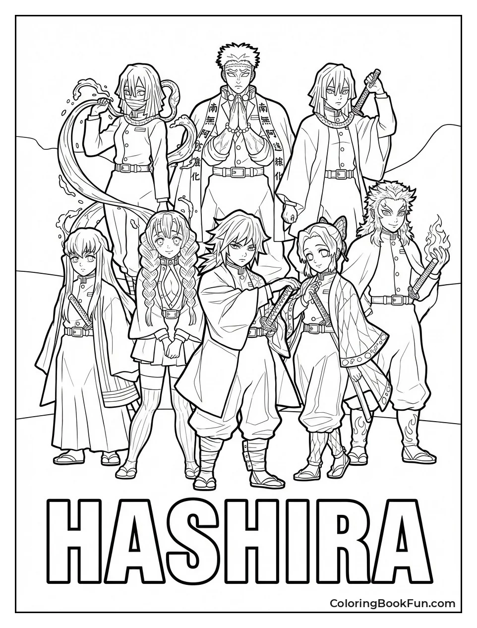 Hashira Display Breathing Styles