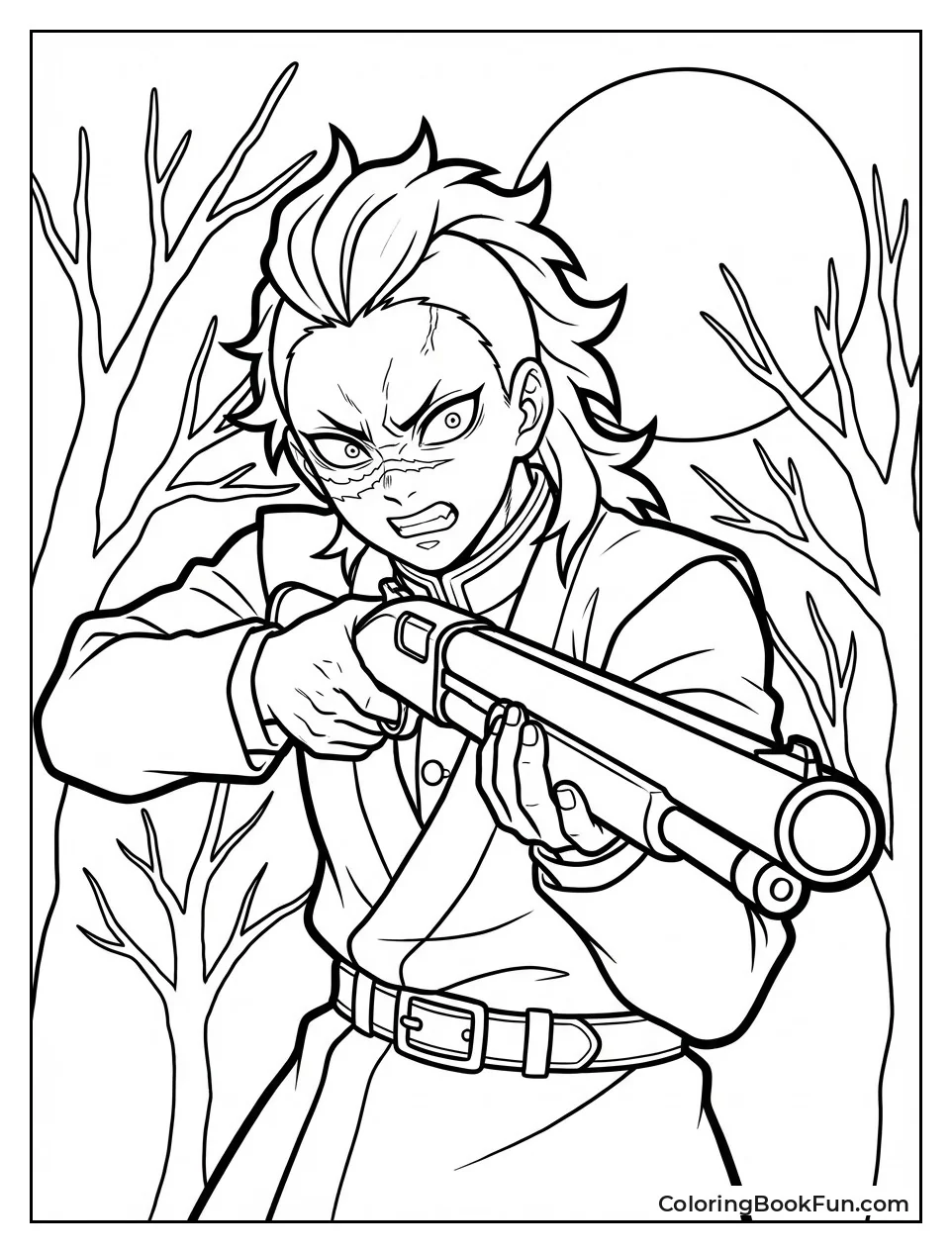 Genya Aims Shotgun Fiercely