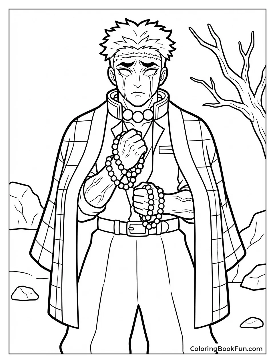 Gyomei Prays with Tears