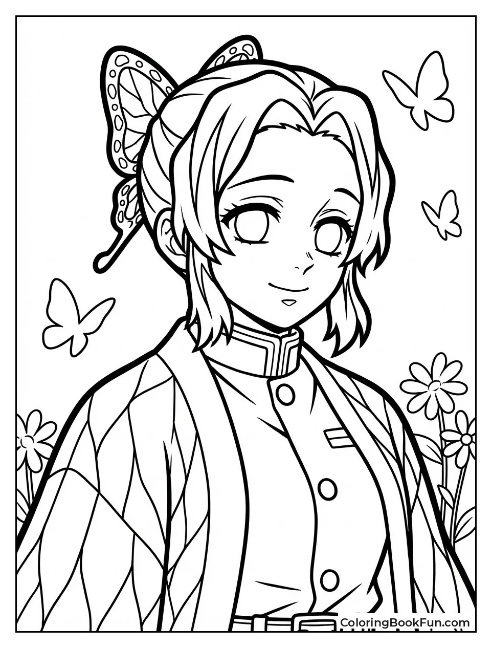 Kanae Smiles in Flower Haori