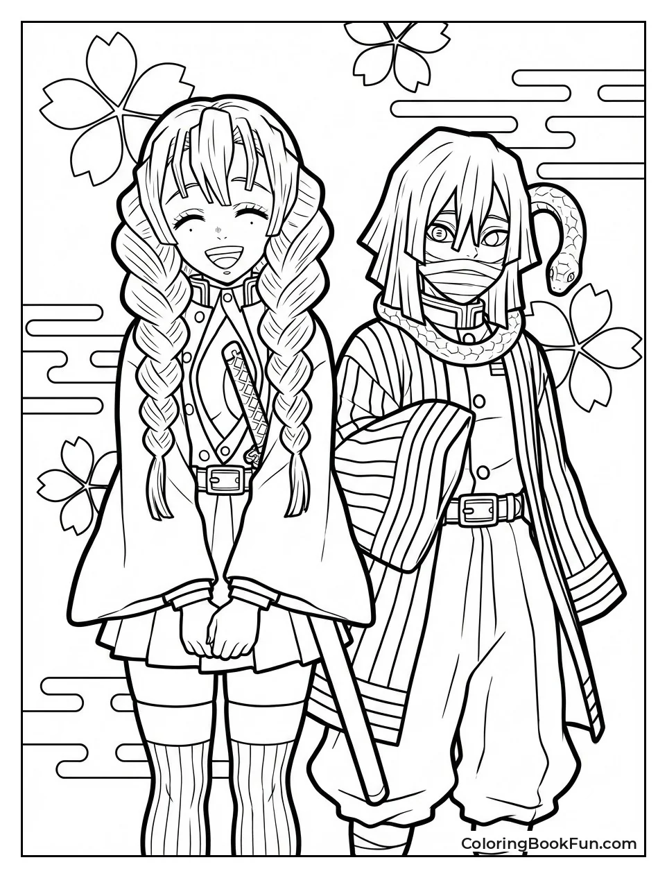 Mitsuri and Obanai Team Up