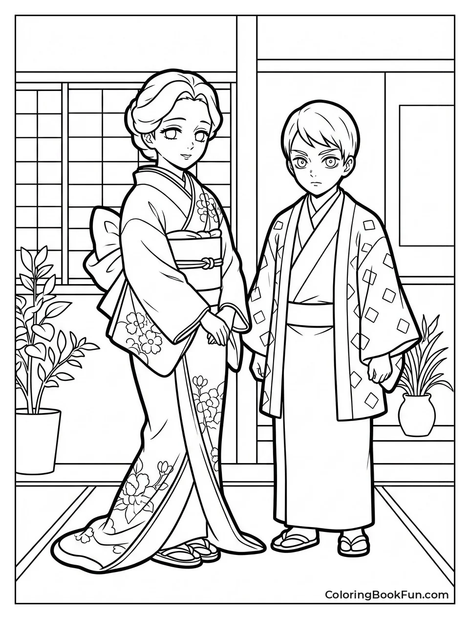 Tamayo Poses with Yushiro