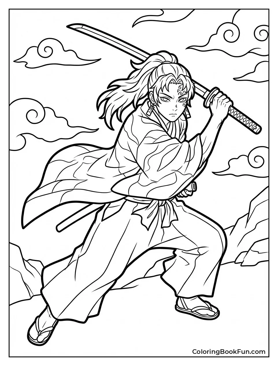 Yoriichi Swings Sun Blade