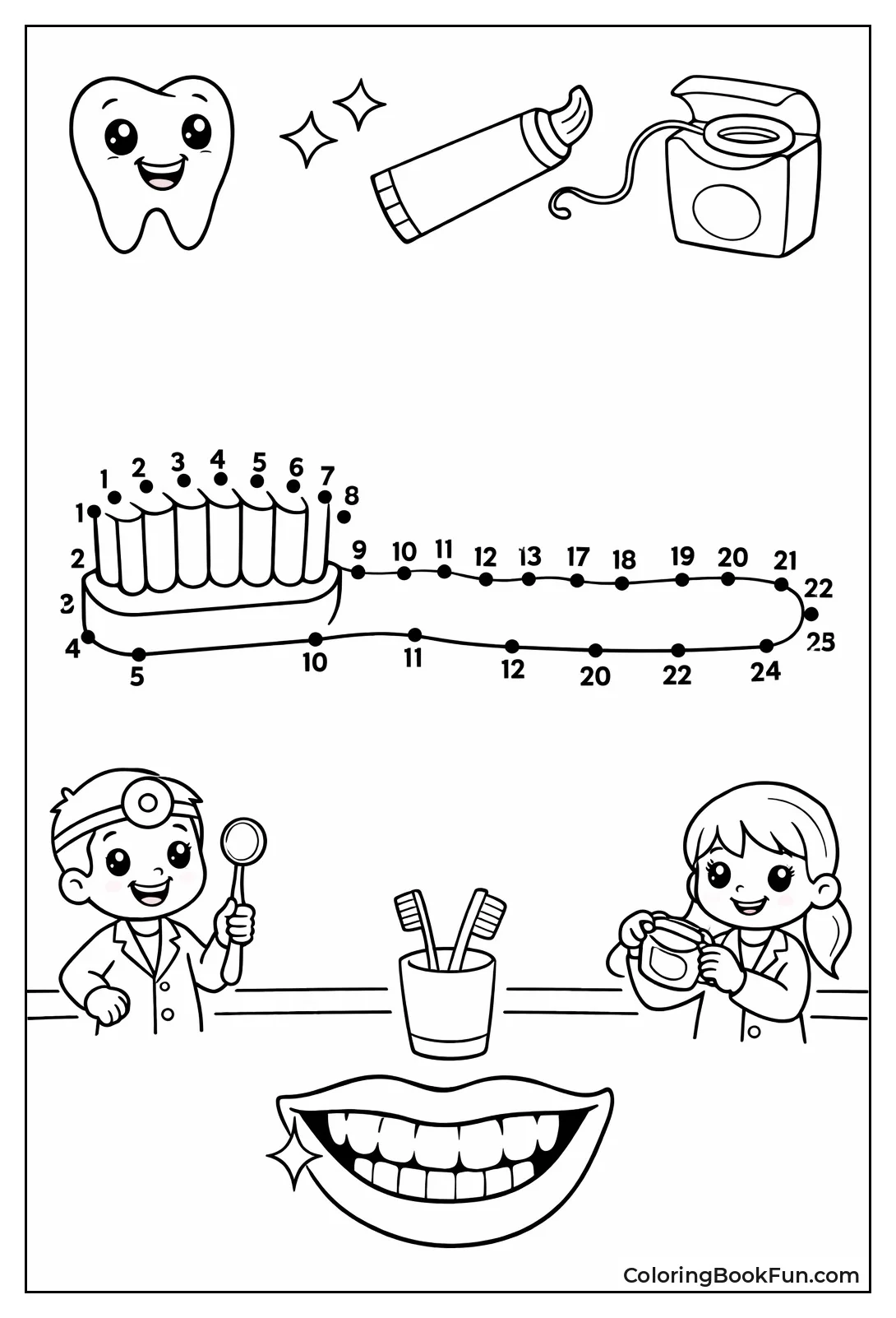 Connect Dots for Toothbrush