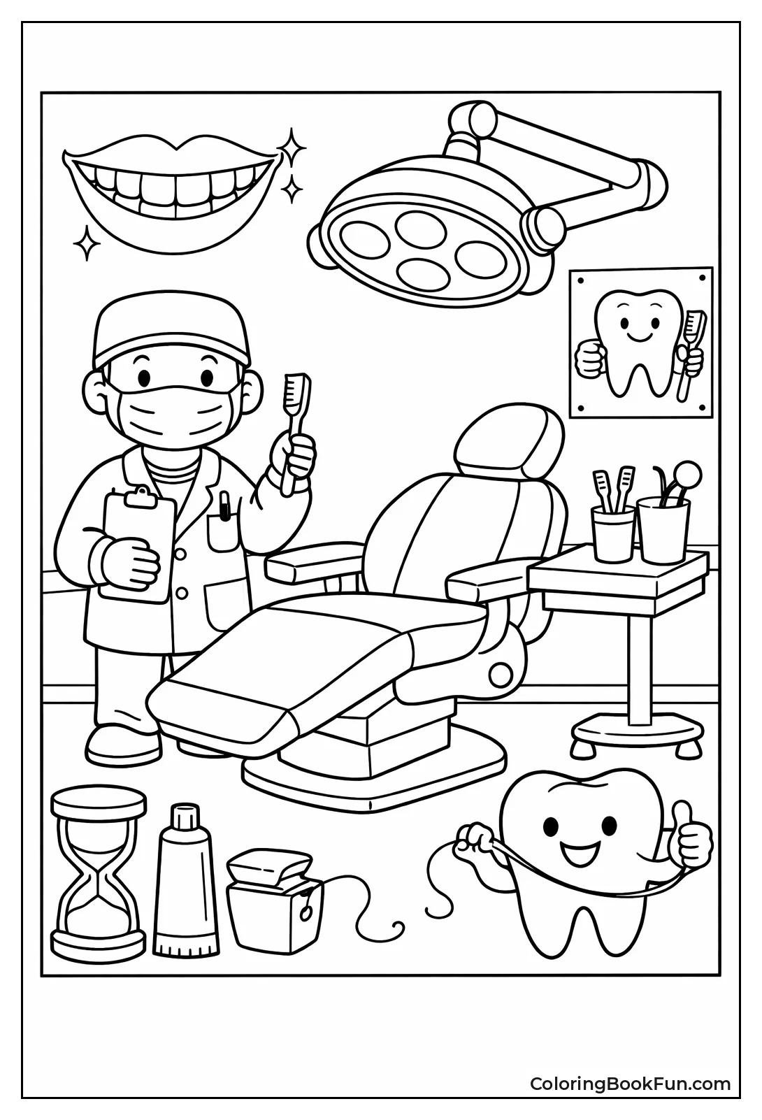 Inviting Dentist Chair Scene