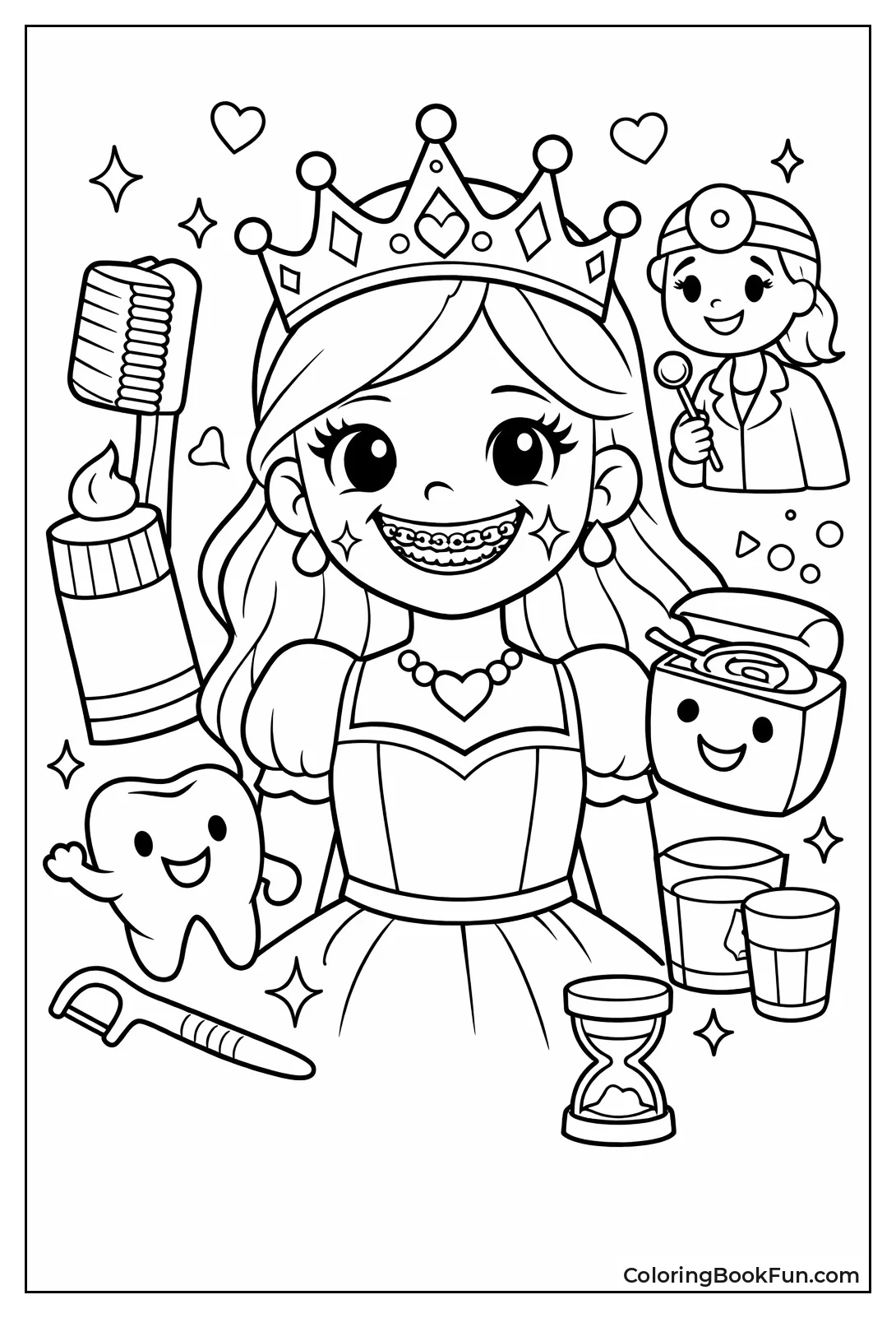 Princess Smiles with Braces