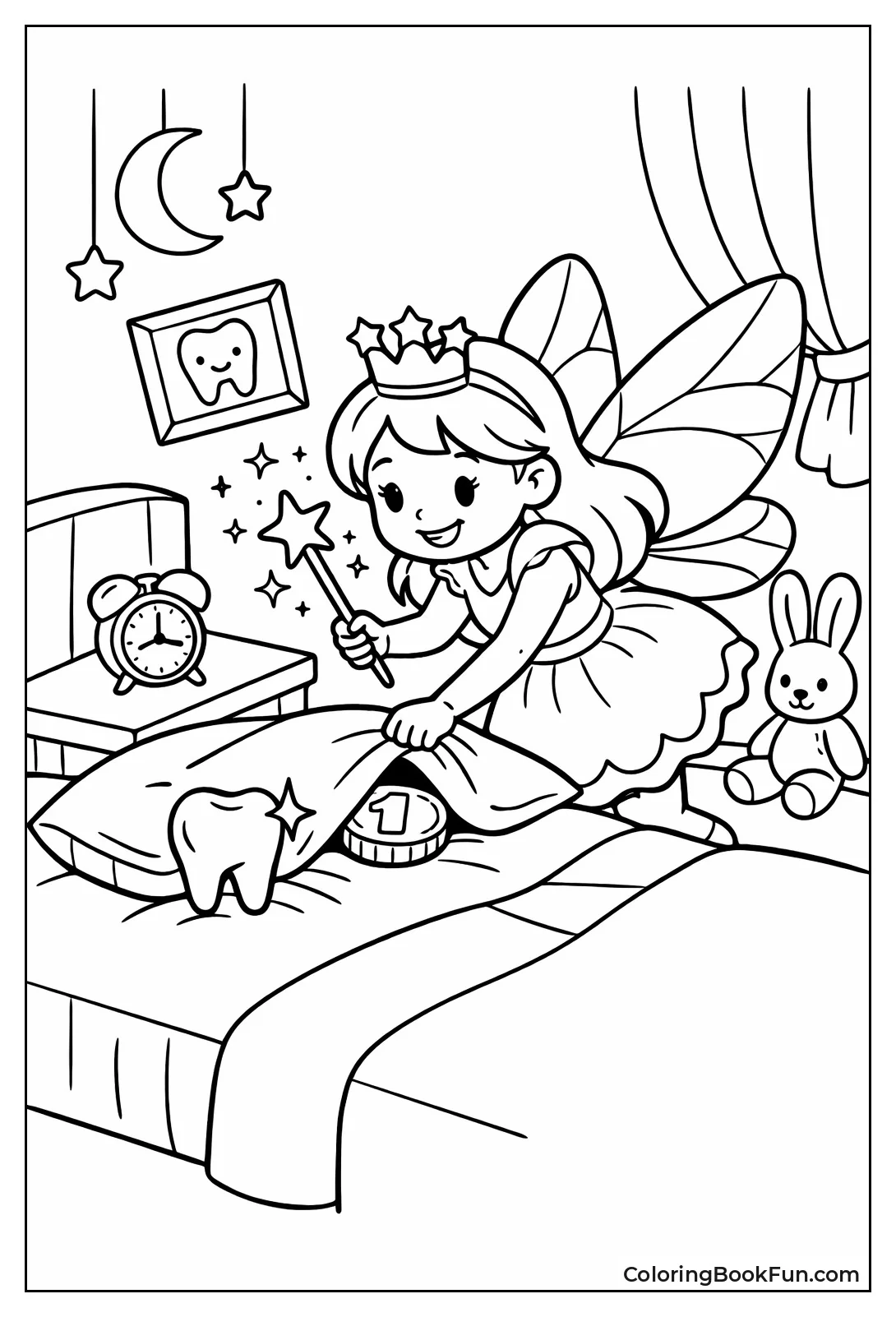 Tooth Fairy Leaves Coin