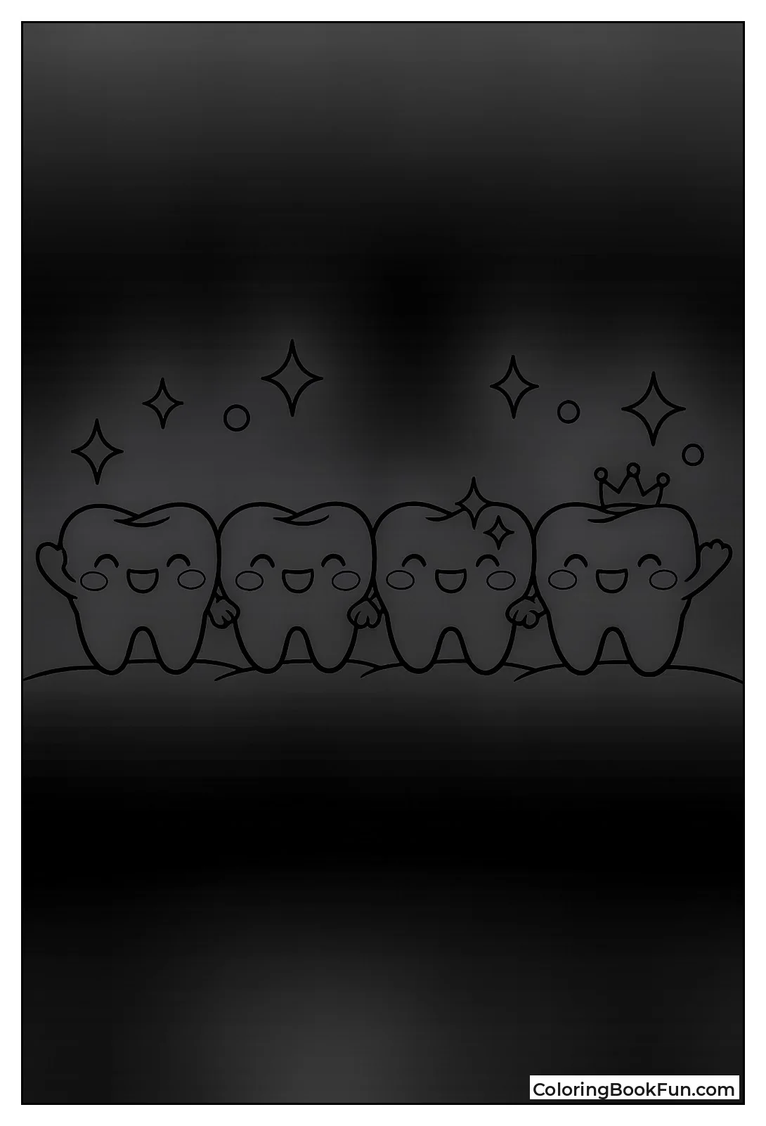 Kawaii Teeth Holding Hands