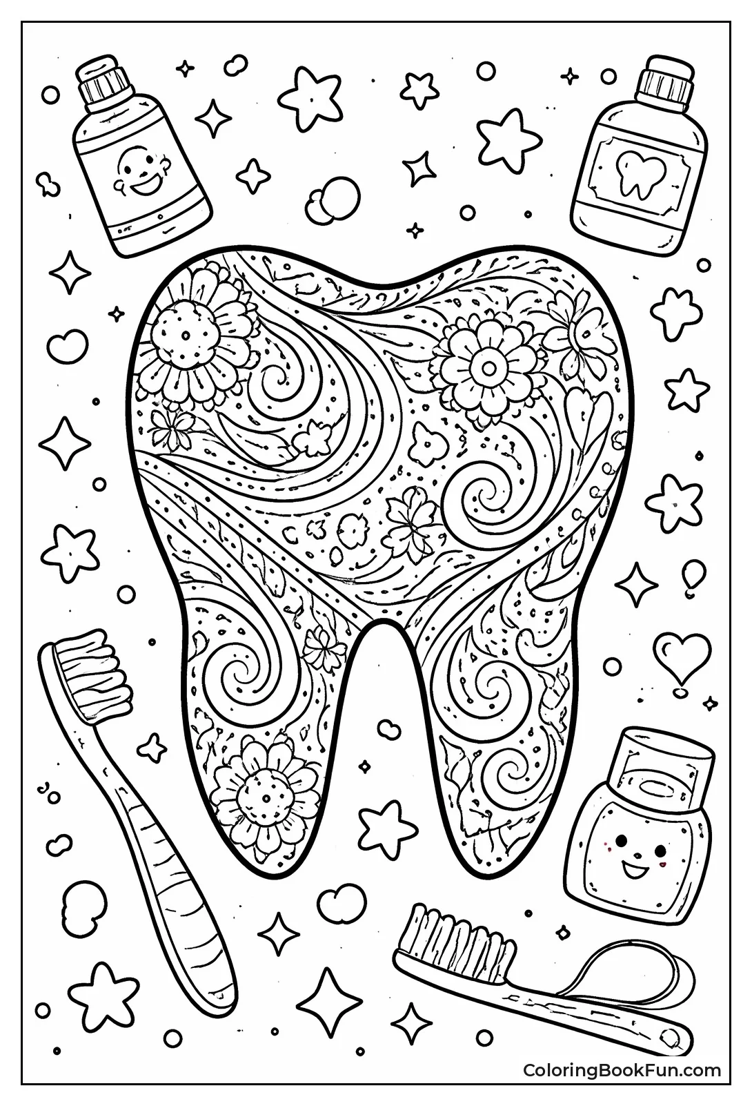 Shiny Tooth with Patterns