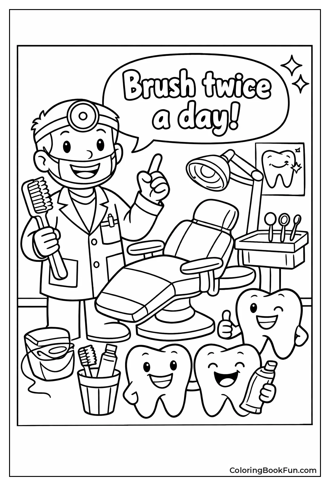 Dentist Says Brush Daily