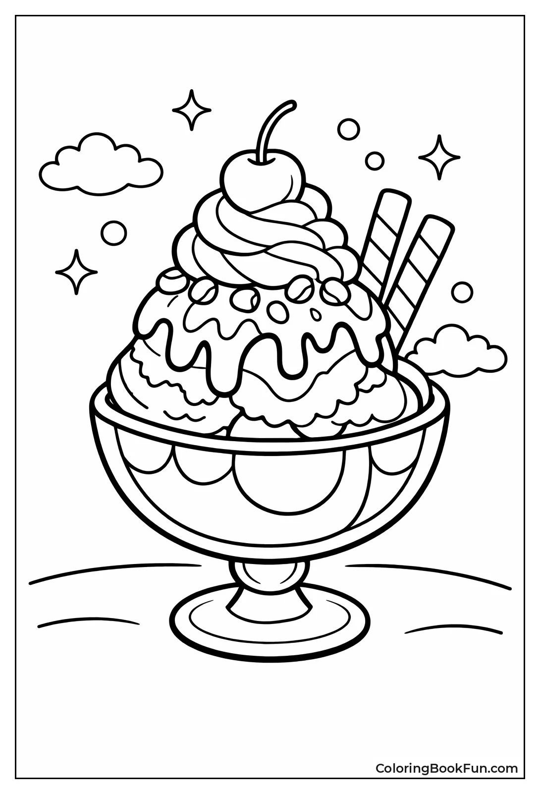 Chocolate Sundae with Cherry