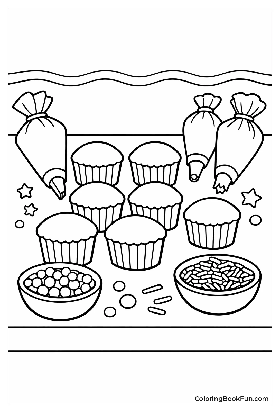 Decorating Cupcakes Station