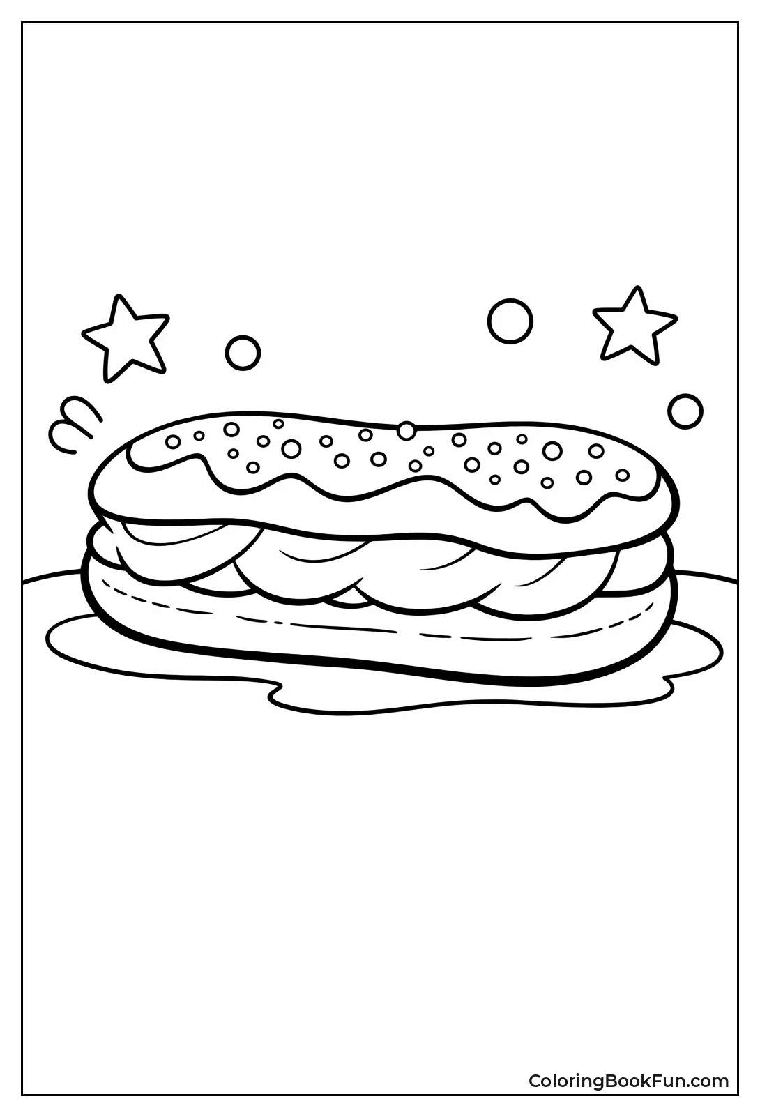 Filled Chocolate Eclair