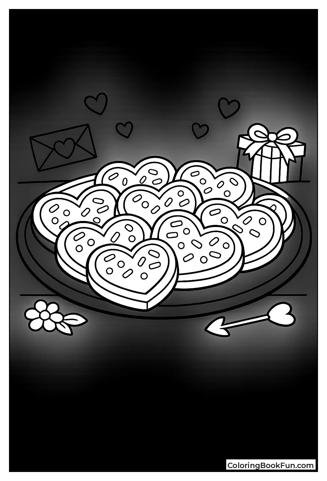 Heart Cookies with Icing