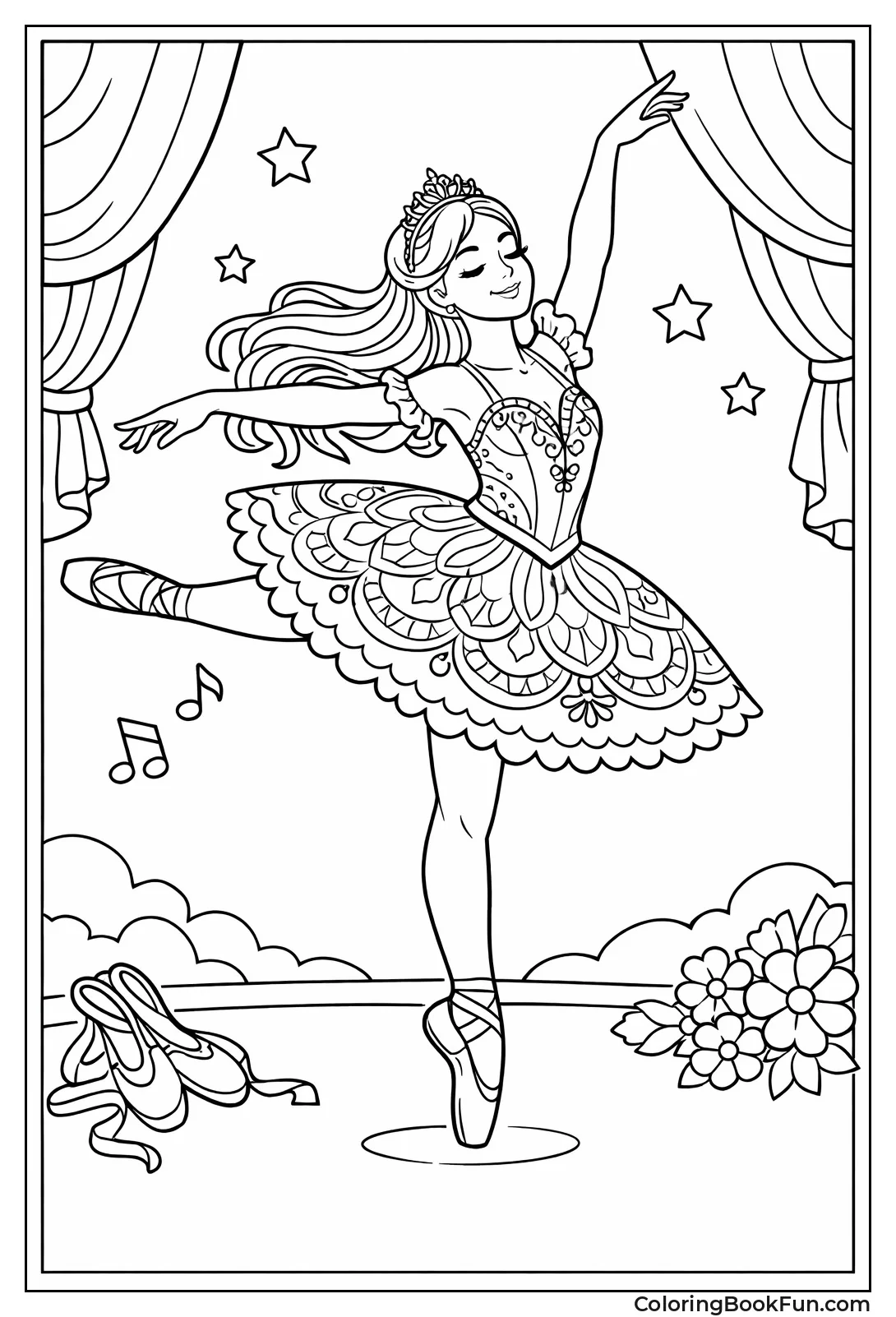 Detailed Tutu Ballerina