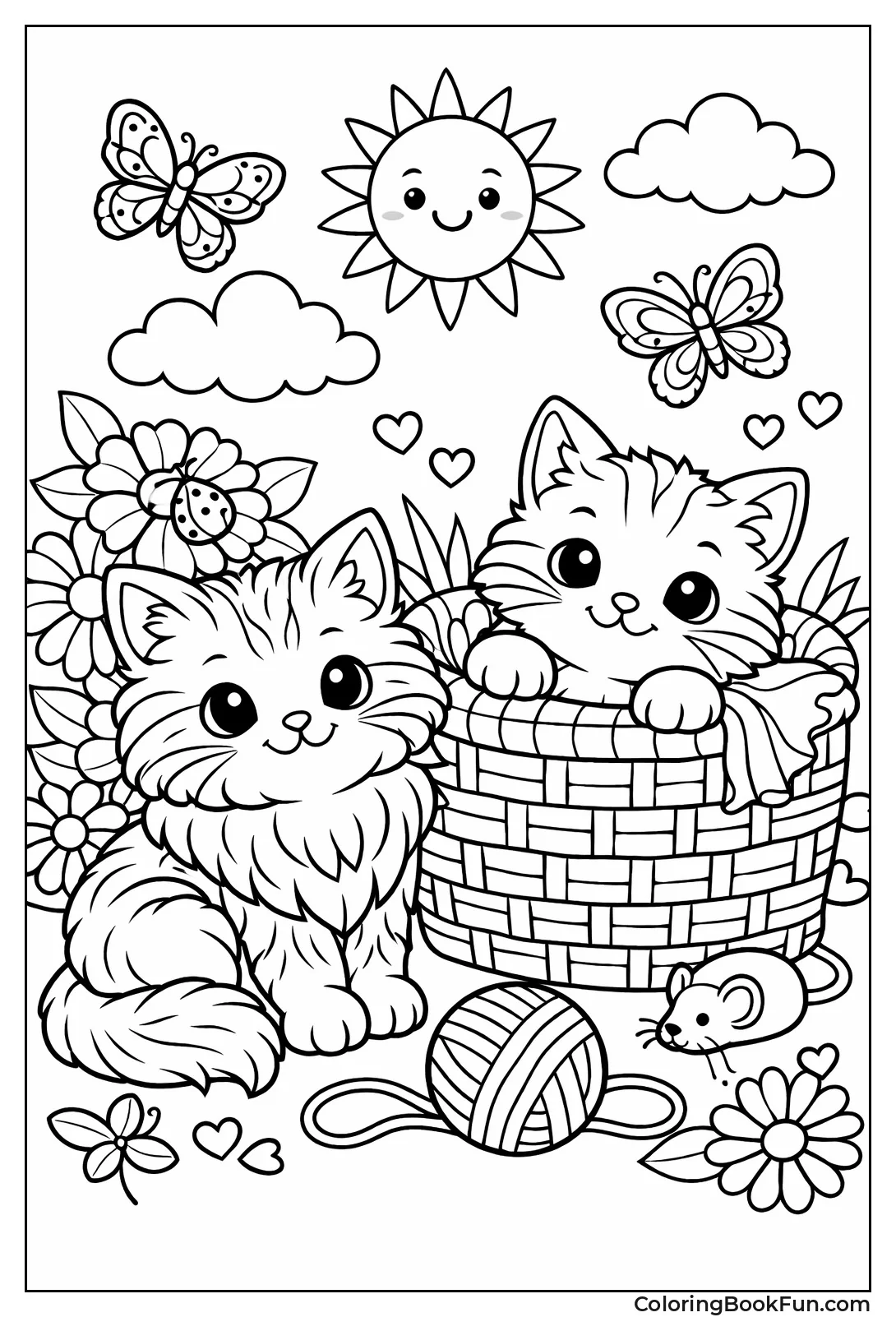 Detailed Cats with Patterns