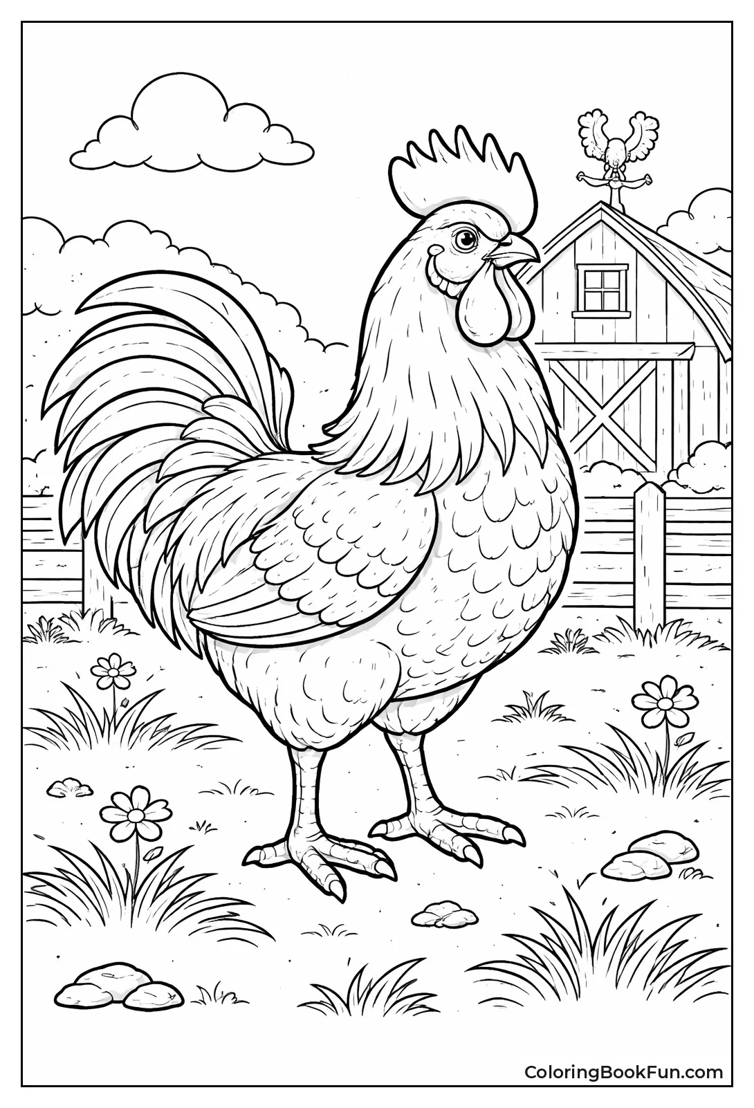 Detailed Chicken Feather Textures