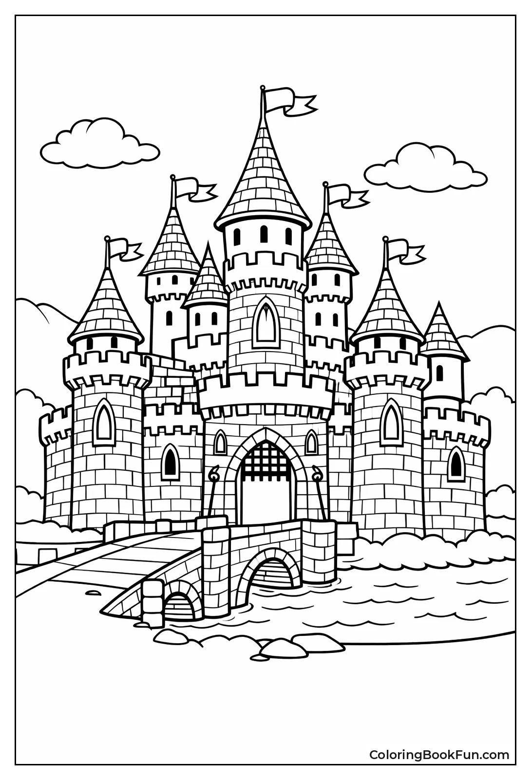 Detailed Medieval Castle