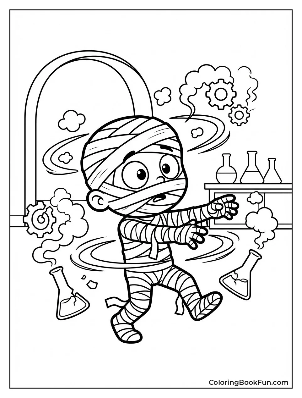 Mummy Dexter Stumbles Confused