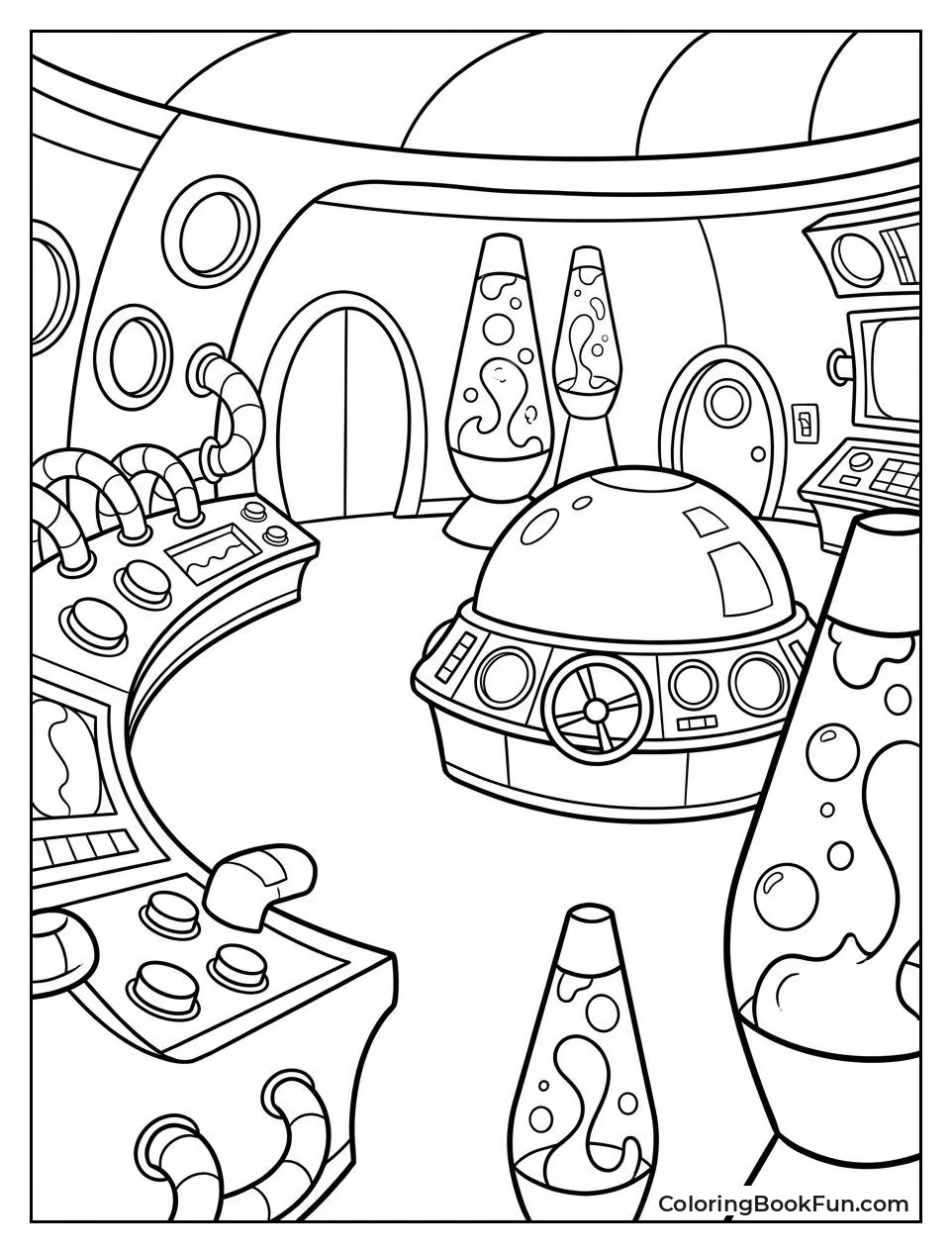 Mandark's Wacky Lab Interior