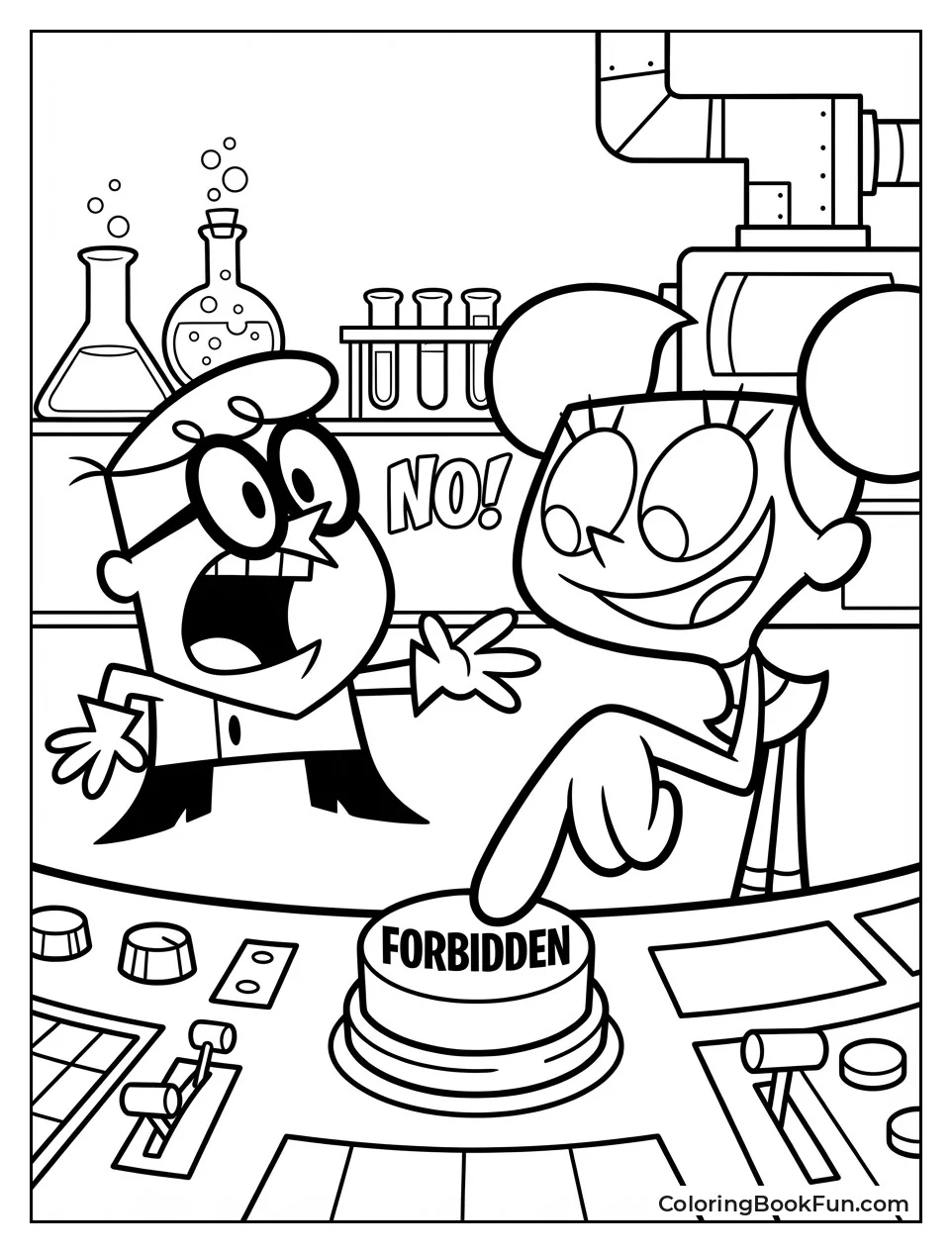 Dee Dee Nears Red Button