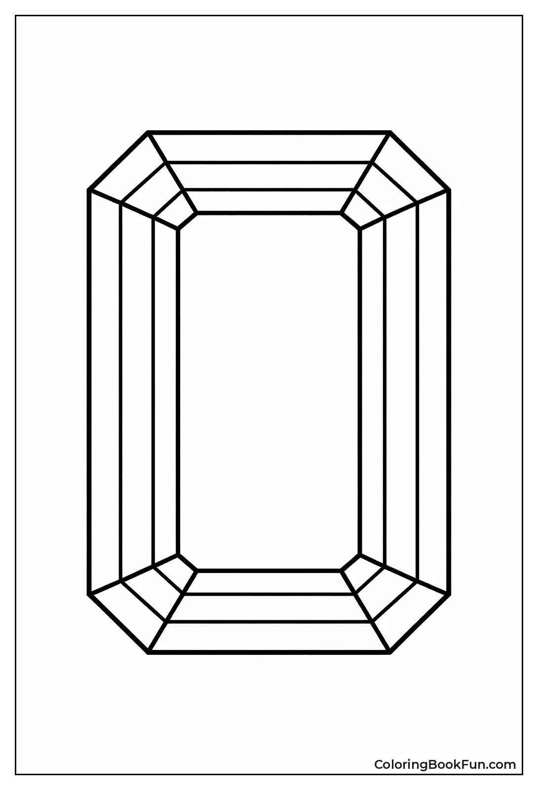 Emerald Cut Outline