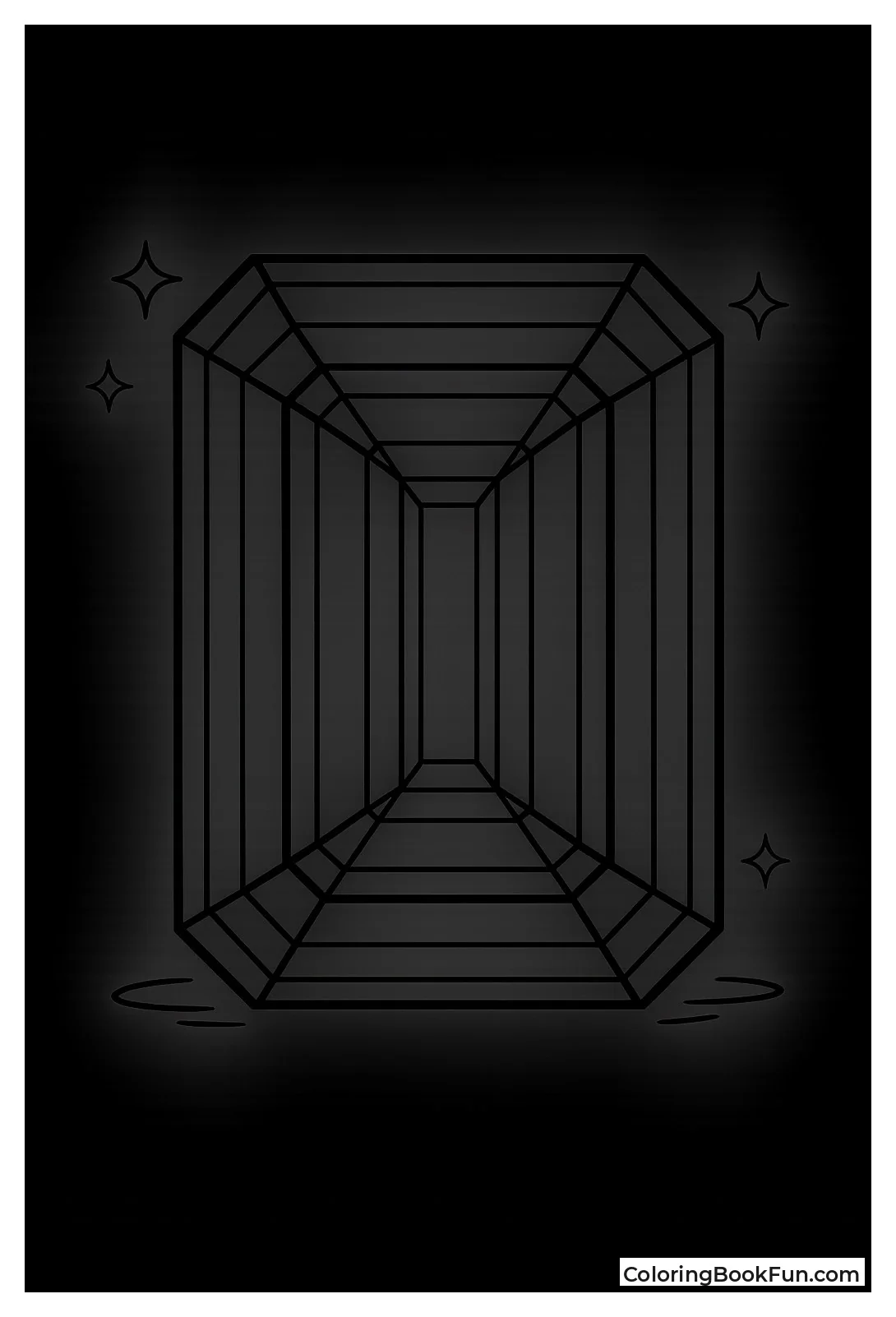 Emerald Cut Rectangle Diamond