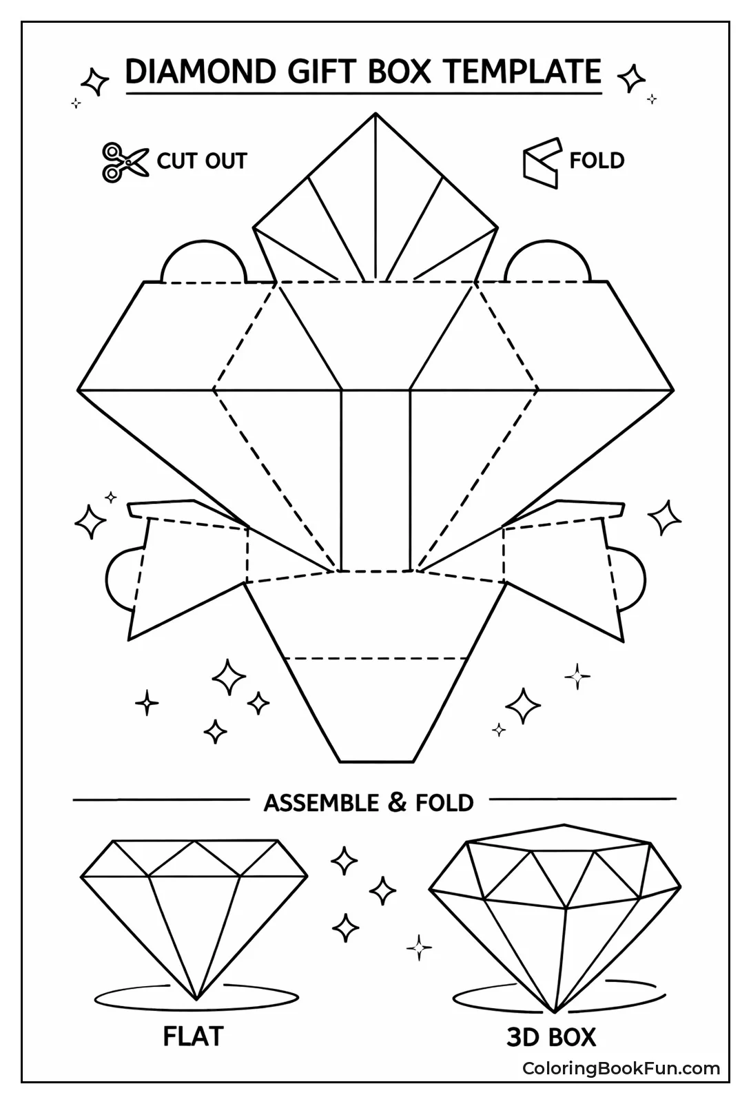 Diamond Shaped Gift Box