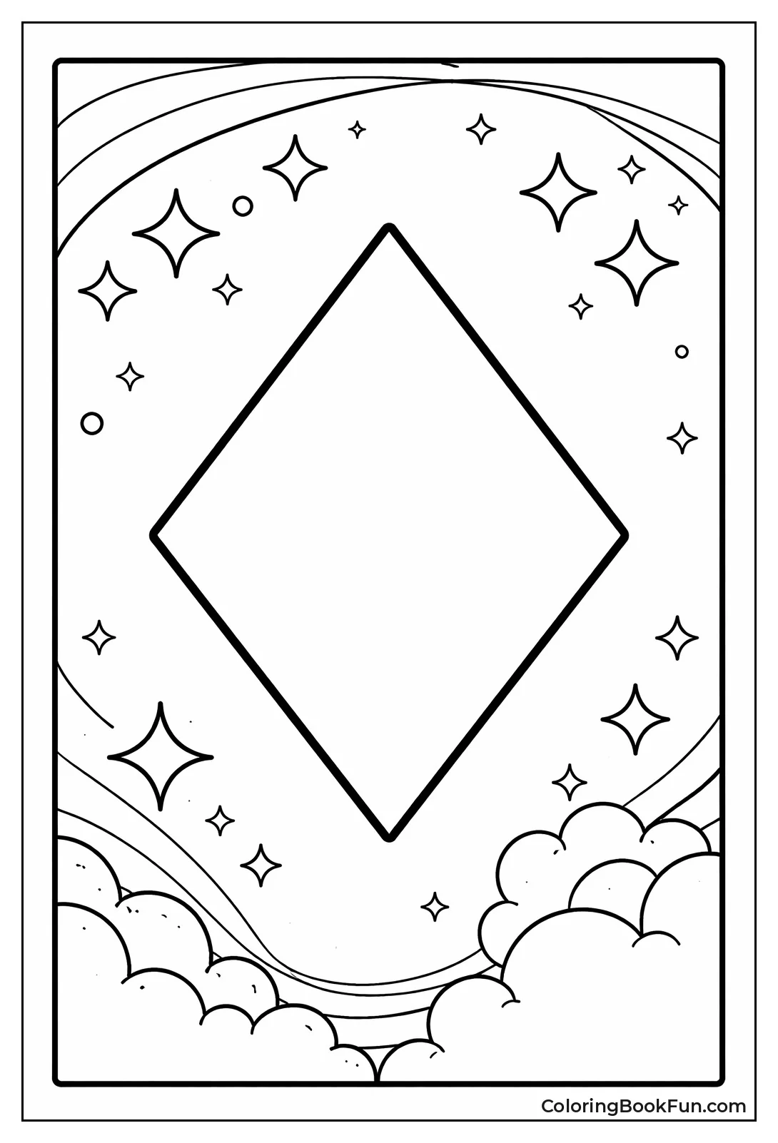 Bold Playing Card Diamond