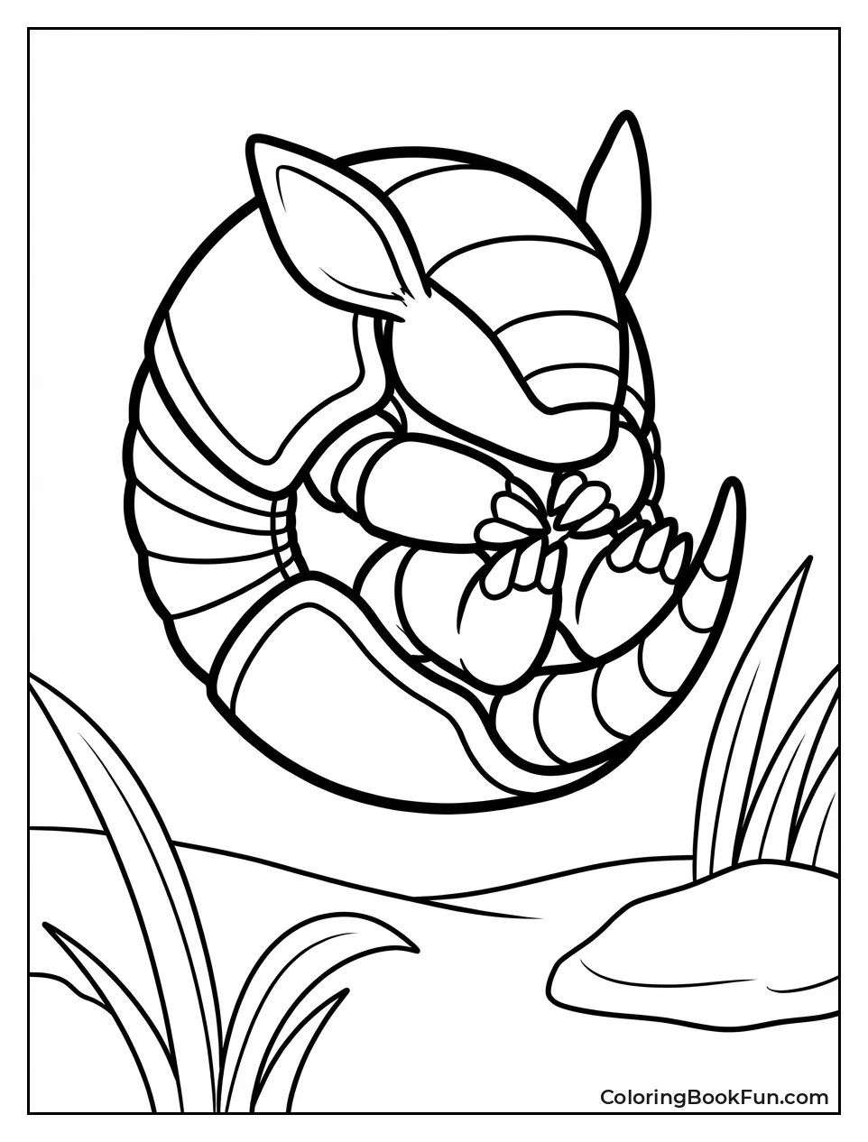 Armadillomon Curled to Roll