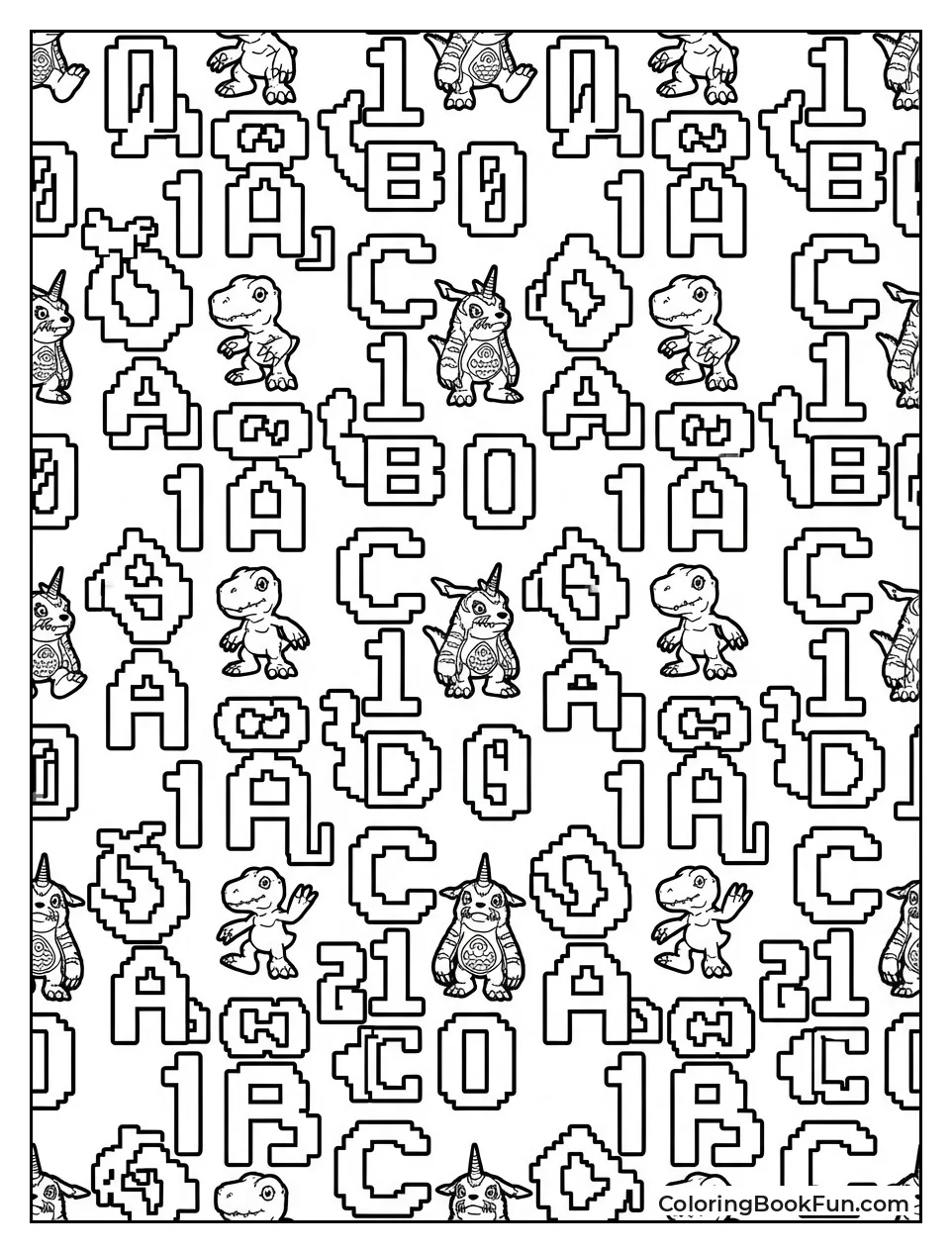 Digi-Code with Pixel Sprites