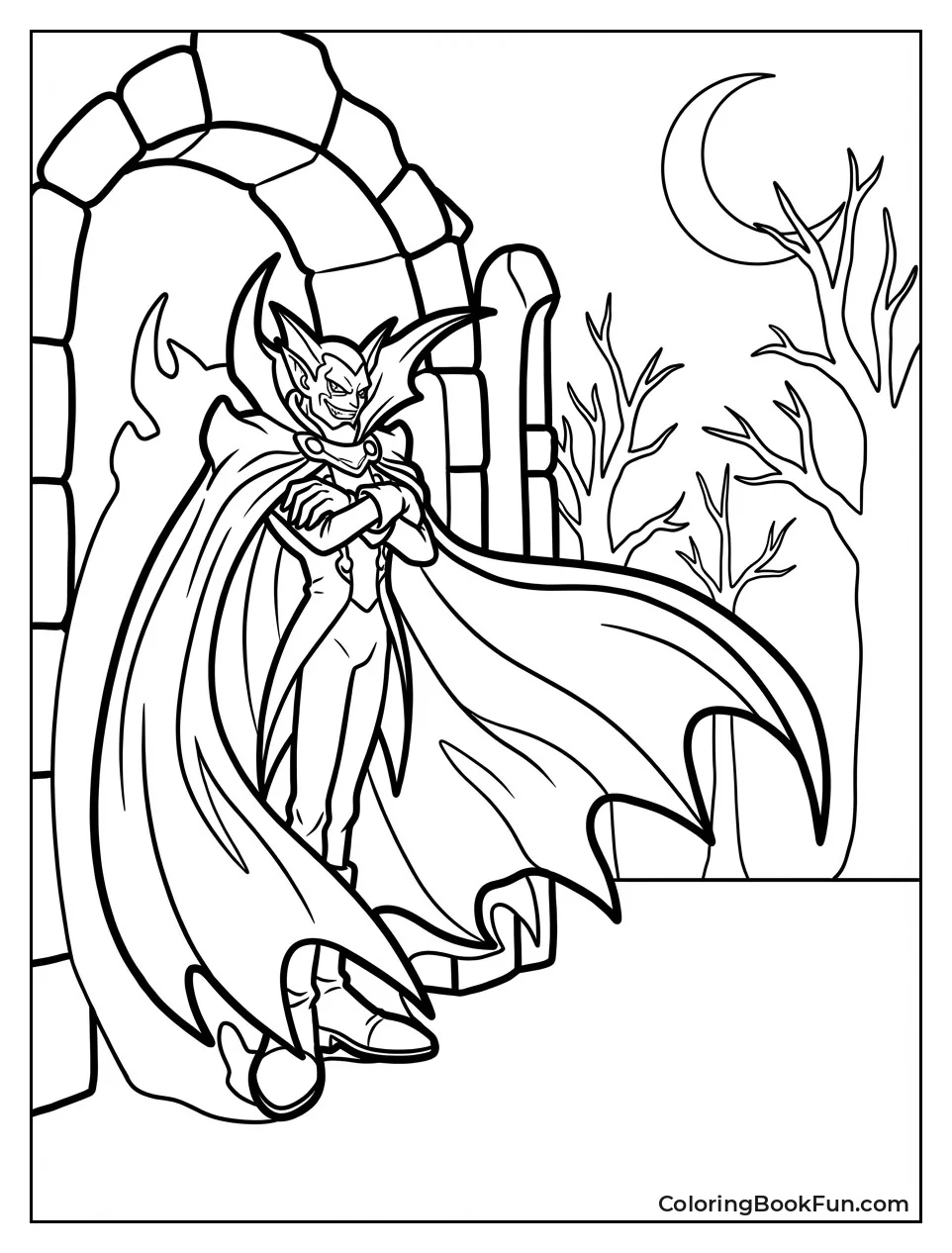 Myotismon Sneaking in Shadows