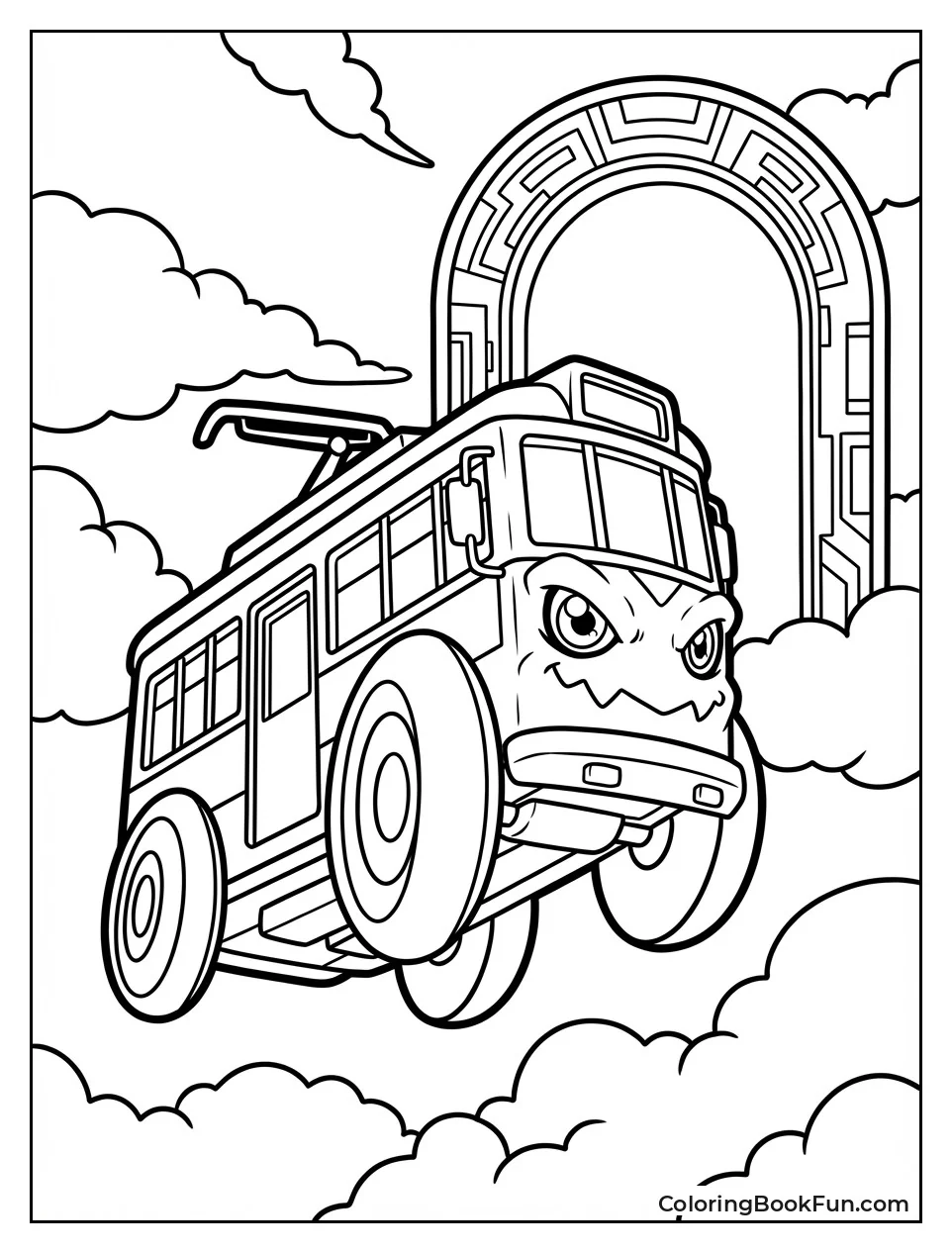 Trailmon Flying to Digital World