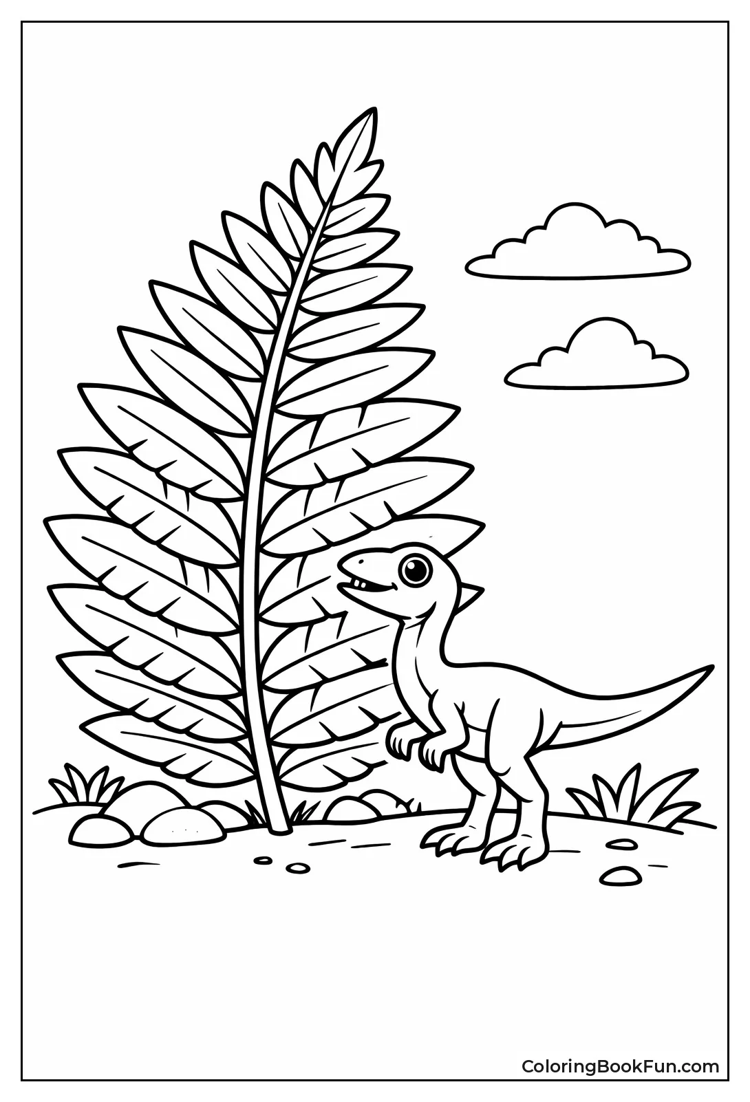 Tiny Compsognathus by Fern